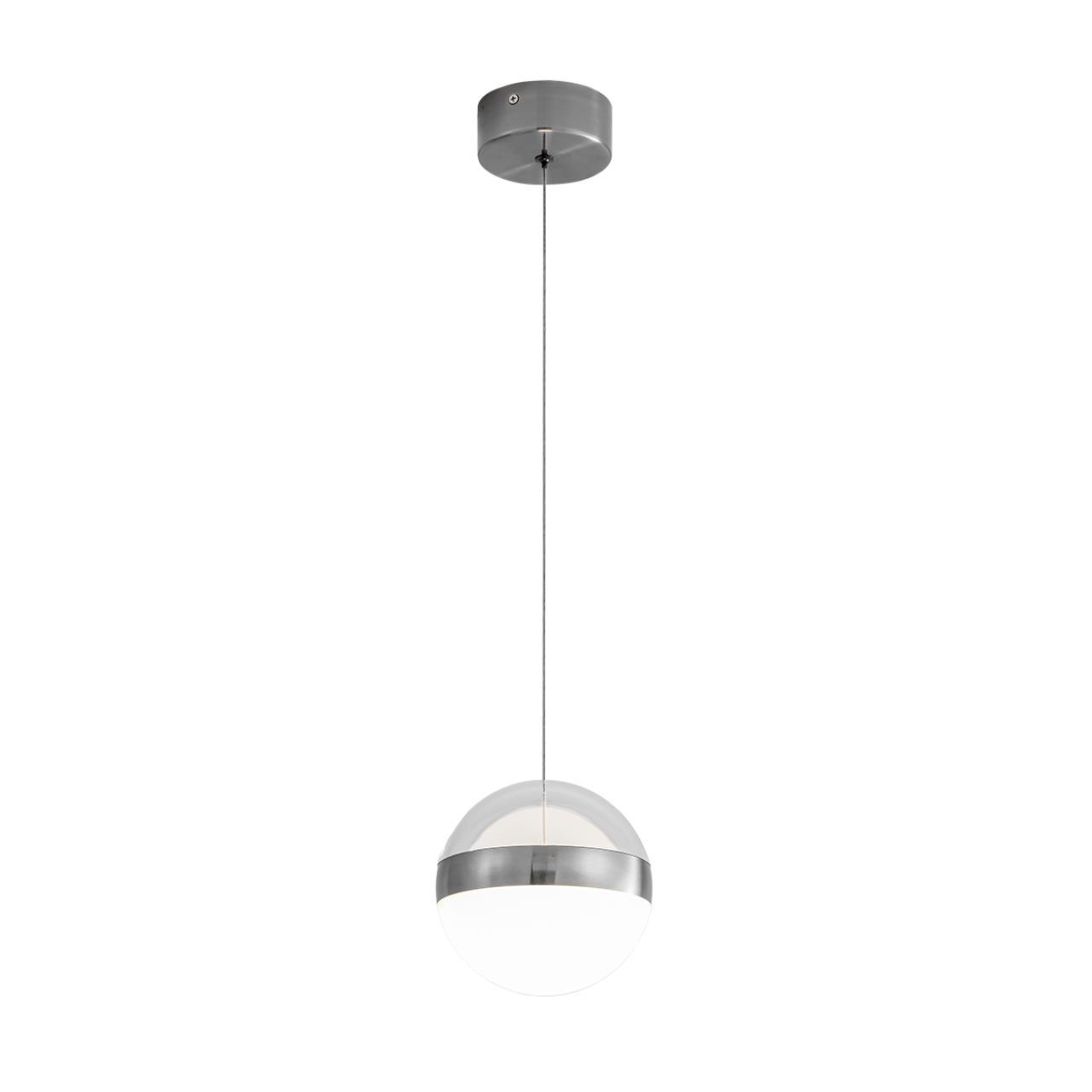 Изображение товара Светильник подвесной светодиодный Odeon Light 5037/12l 3 м² нейтральный белый свет цвет никель