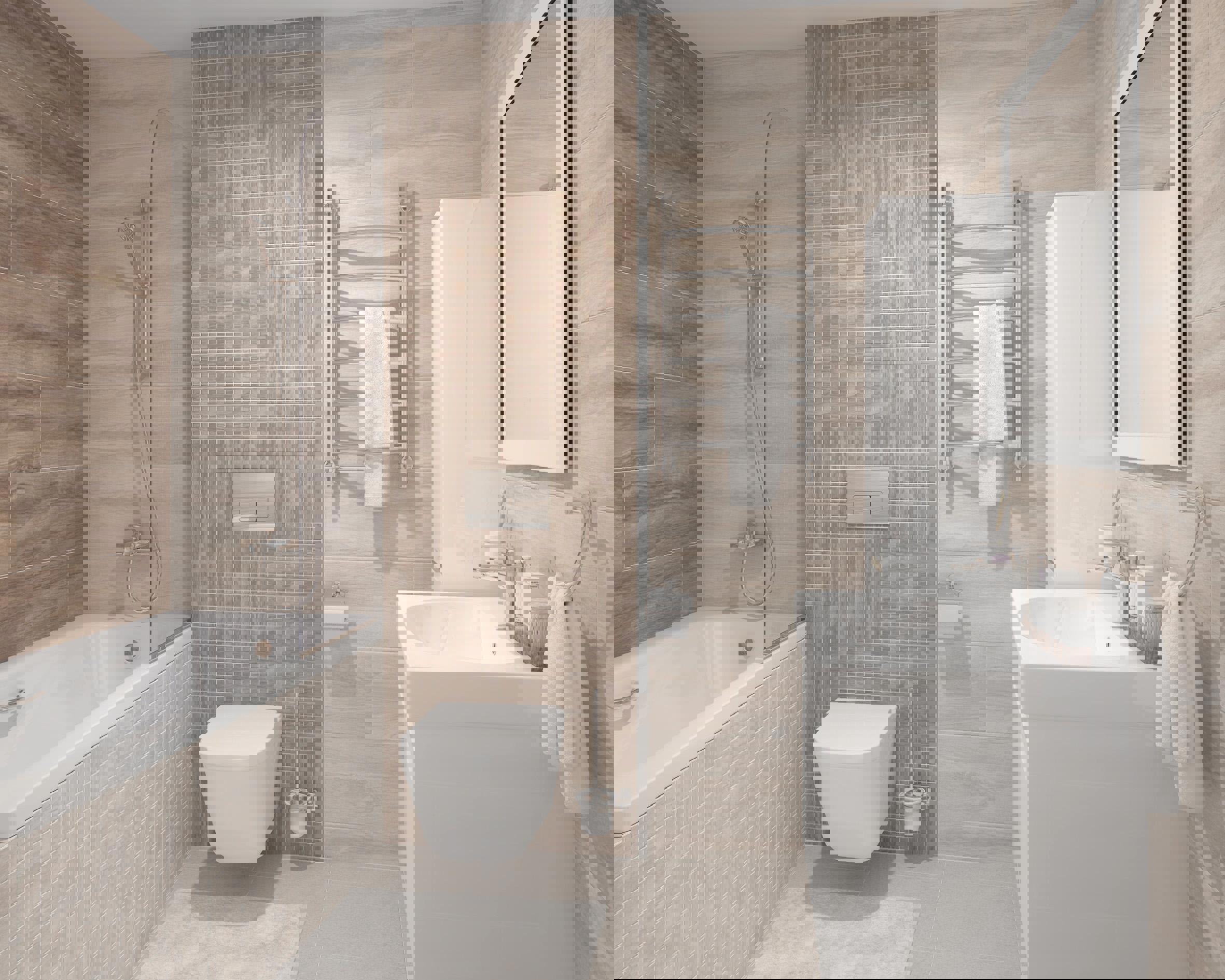 Изображение товара Керамическая плитка Laparet Route х9999219601 25x75см 1.69 м² цвет коричневый, цена за упаковку