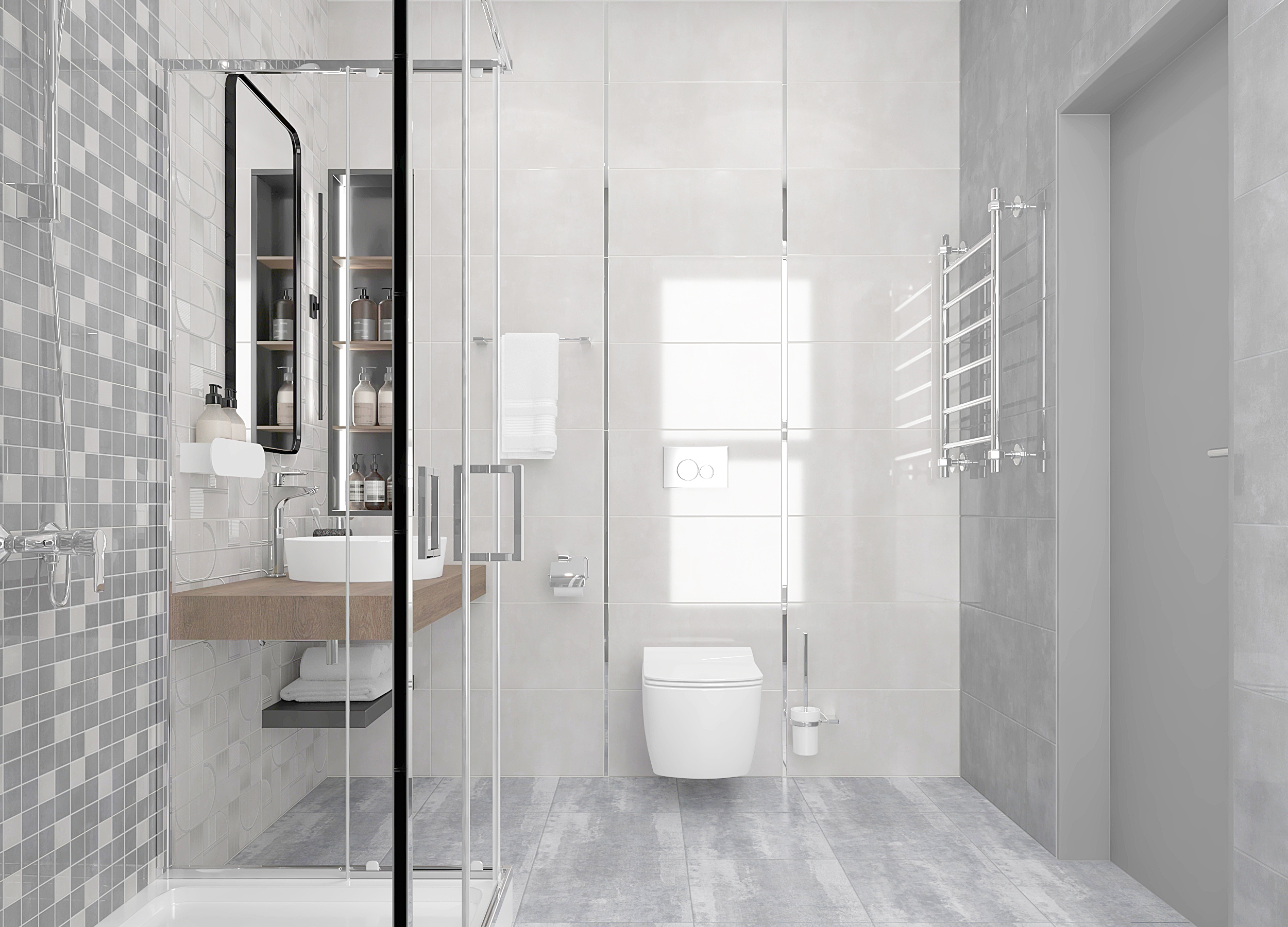 Изображение товара Керамическая плитка Laparet Stream серый 60x30 см 1.8 м²