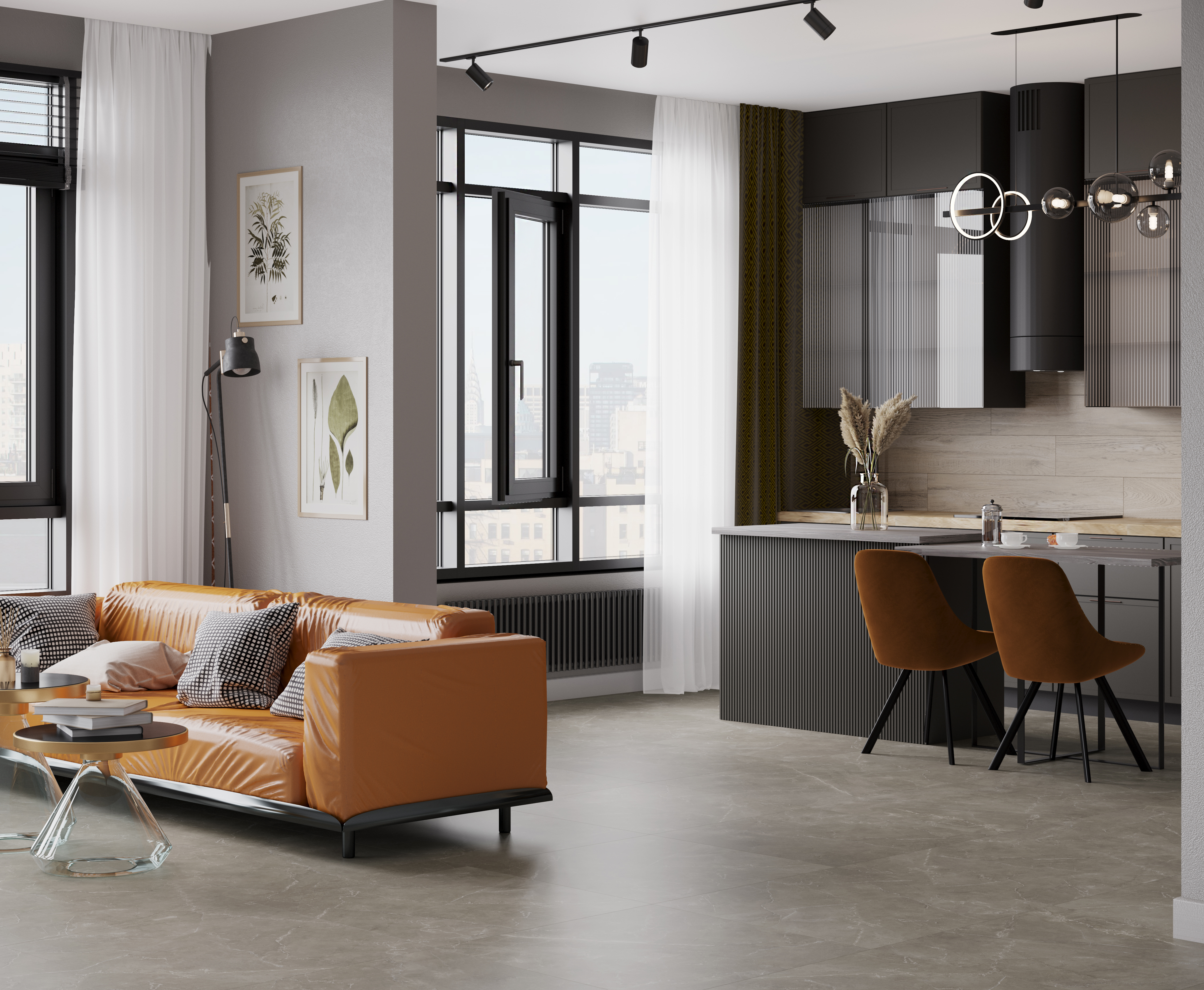 Изображение товара Керамогранит Laparet Impronta Greige 80х80 см сатинированный