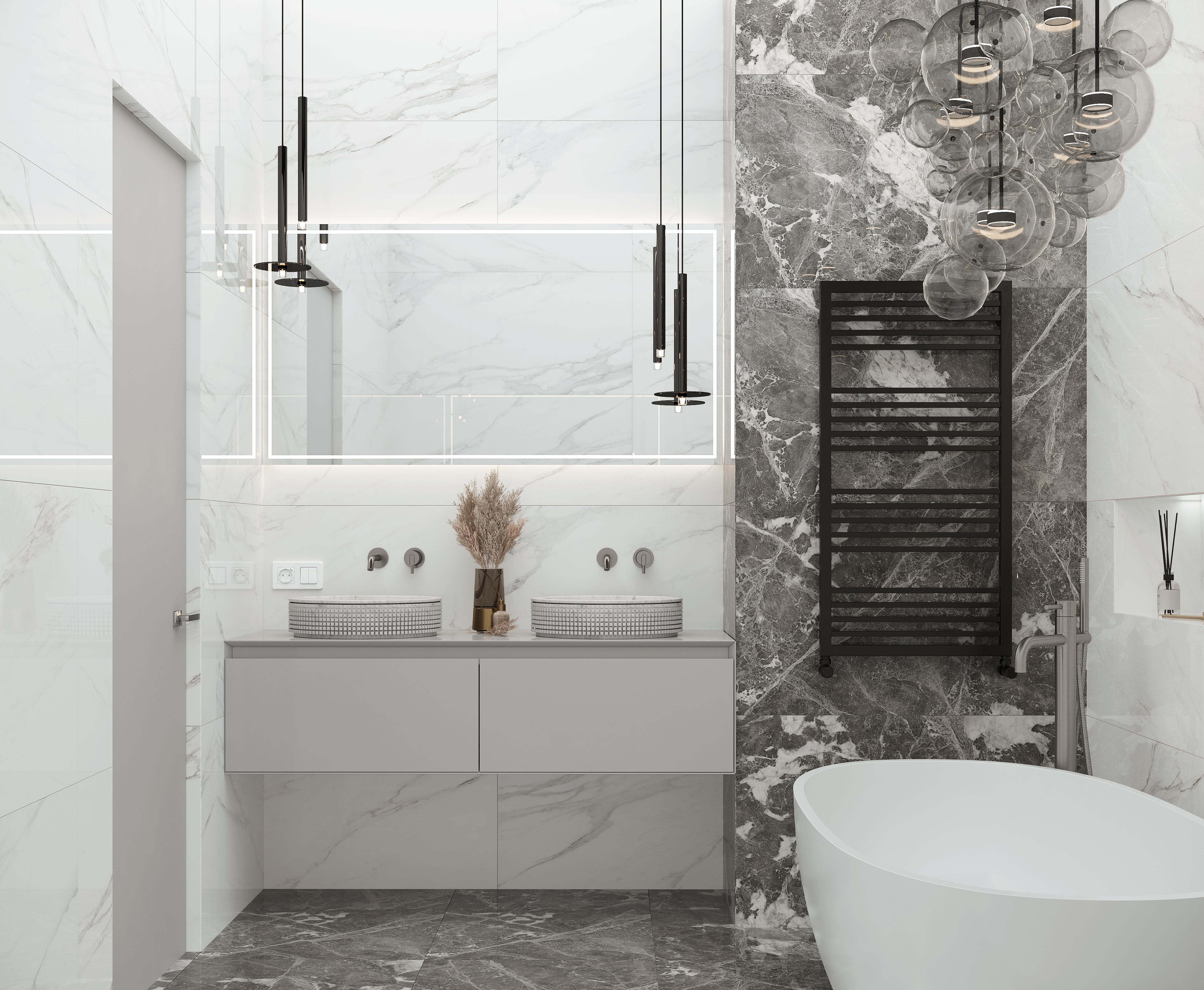 Изображение товара Керамогранит Laparet Calacatta Superb 60x60 см белый