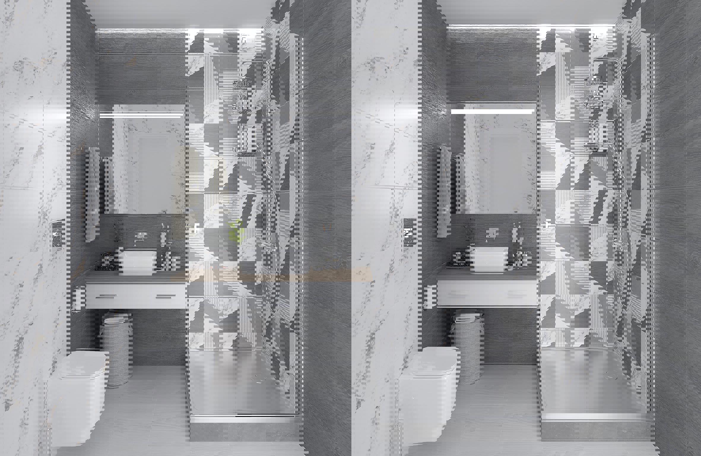 Изображение товара Керамическая настенная плитка Laparet Savage белая 25x50 см 1.5 м2