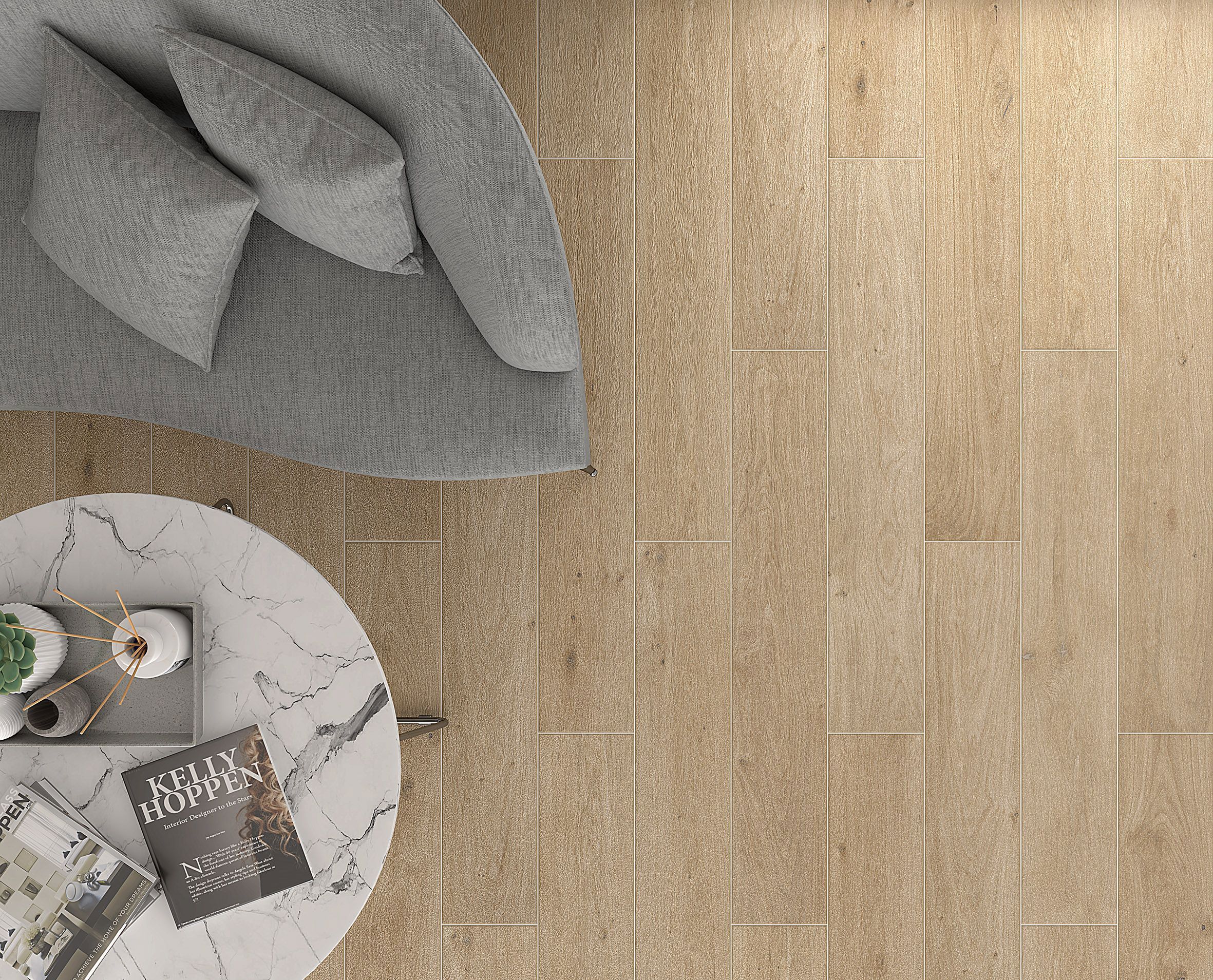 Изображение товара Керамогранит Laparet Club 20x119.5 см коричневый 1.43 м²