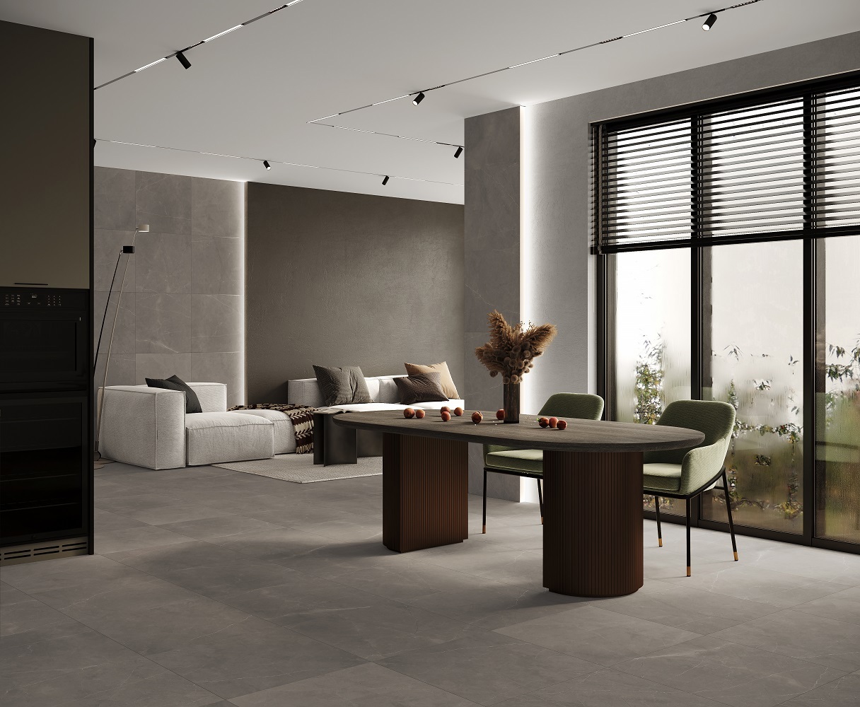 Изображение товара Керамогранит Laparet Splash Grey 60x120 см серый для пола и стен