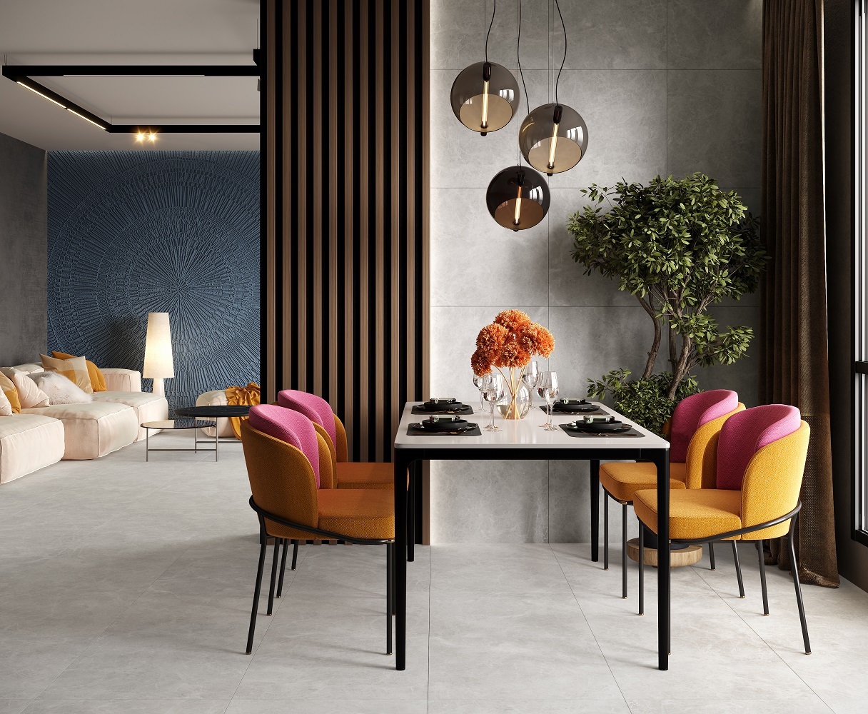 Изображение товара Керамогранит Laparet Runa Bianco 60x60 см серый матовый для пола и стен