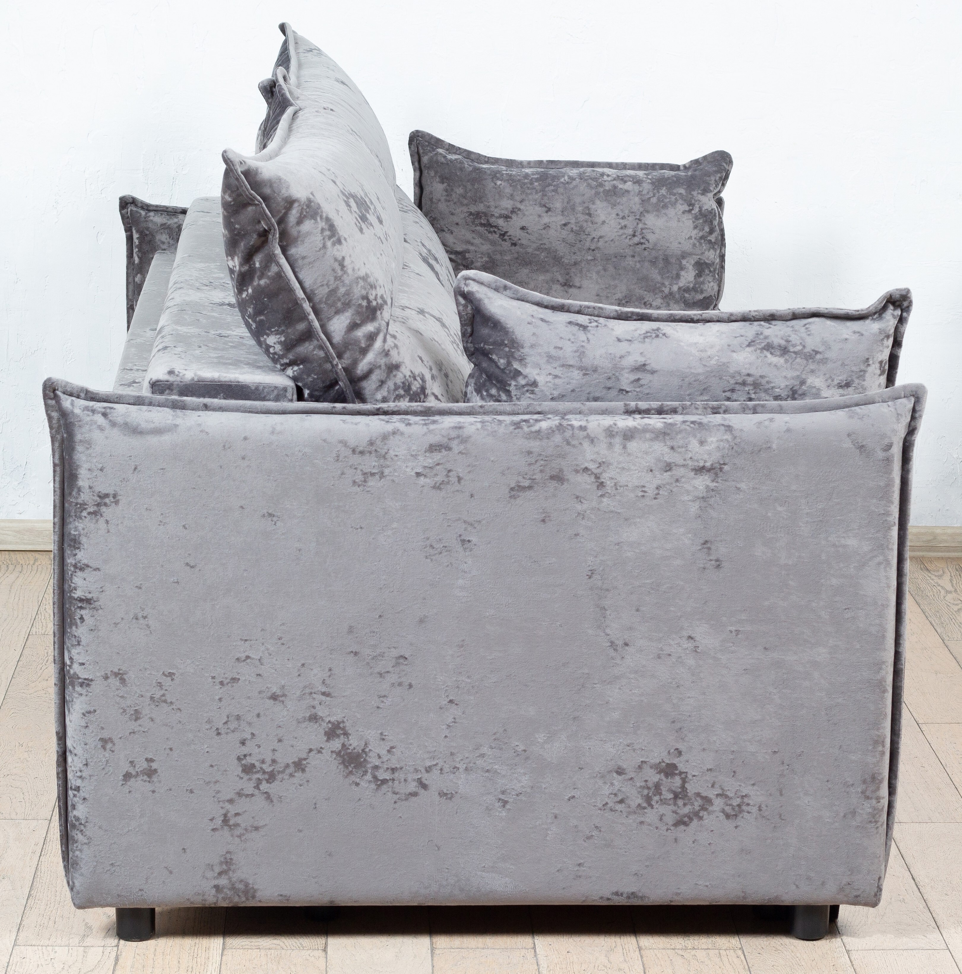 Изображение товара Диван Эффетто Оливия 215x100x70 см поролон цвет серый