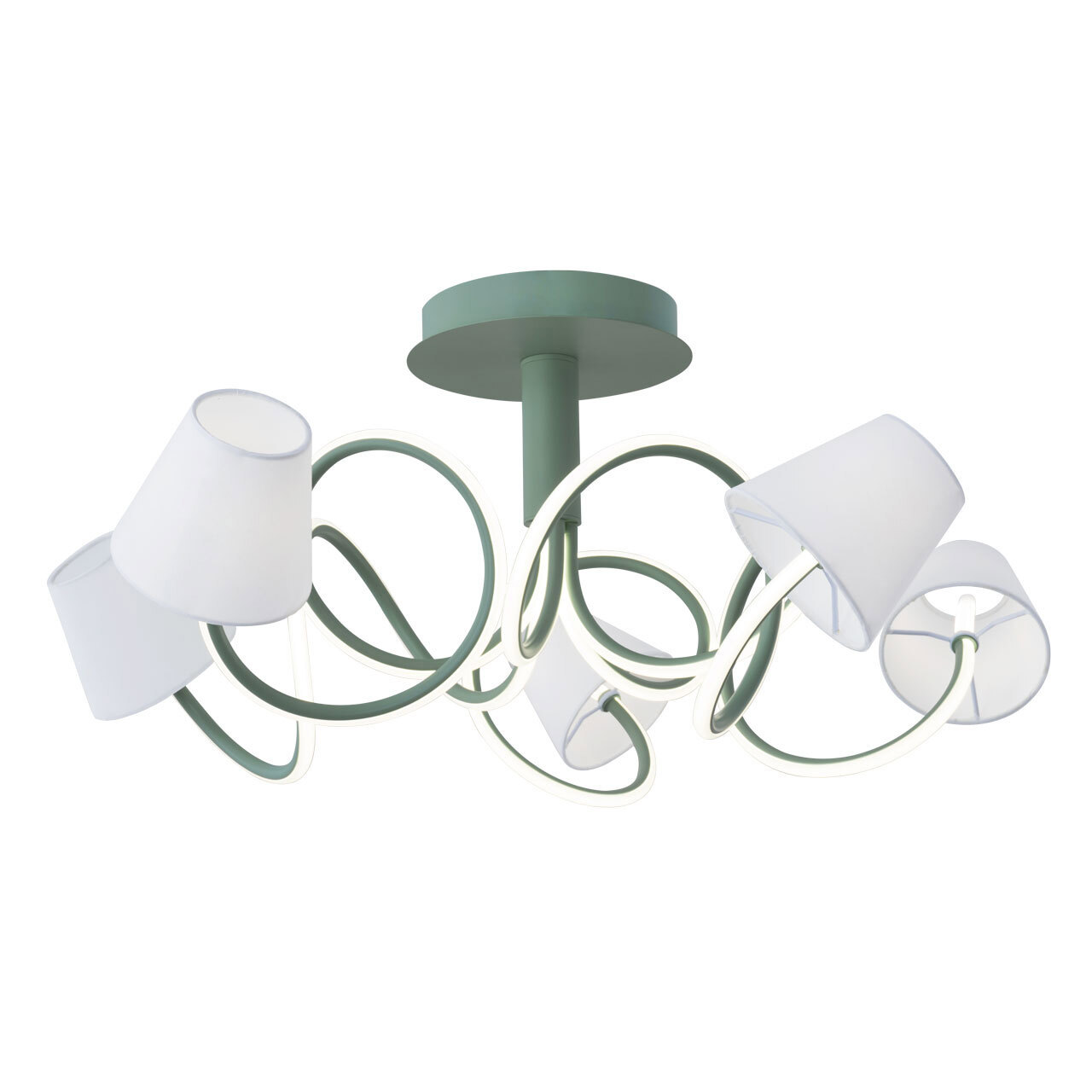 Изображение товара Современная зеленая люстра потолочная MW 480013105 для натяжных потолков 20 м²