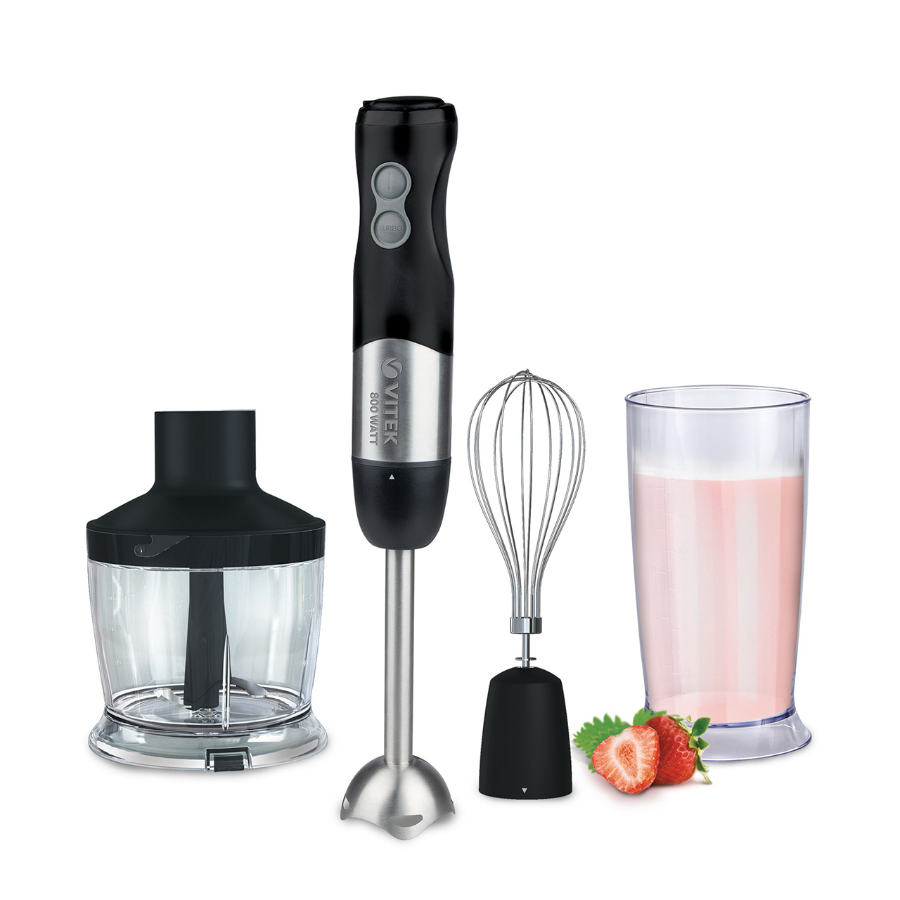 Изображение товара Погружной блендер VITEK VT-3411 ST с мощным мотором и 6 скоростями