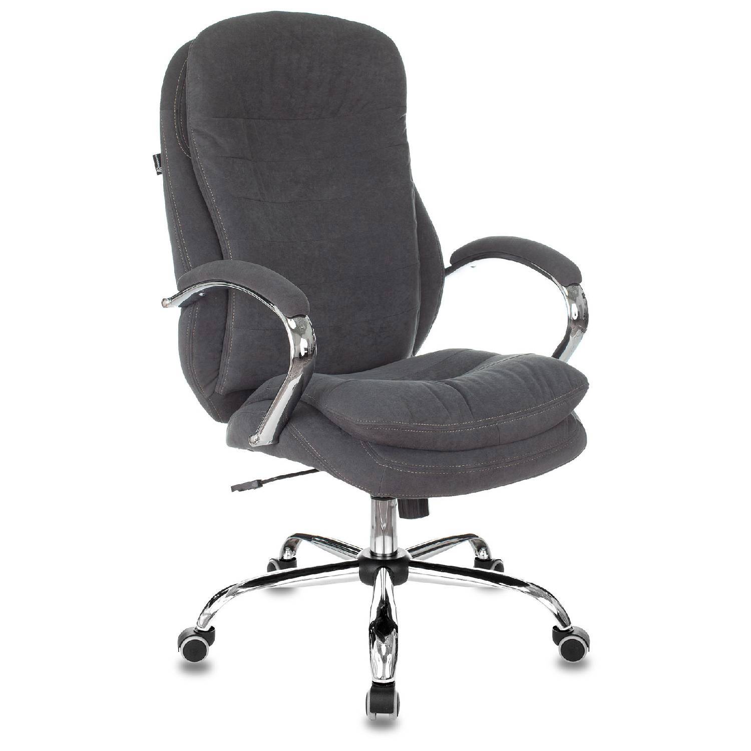 Изображение товара Офисное кресло Бюрократ T-9950SL Fabric светло-коричневый Velvet 5 колес сталь