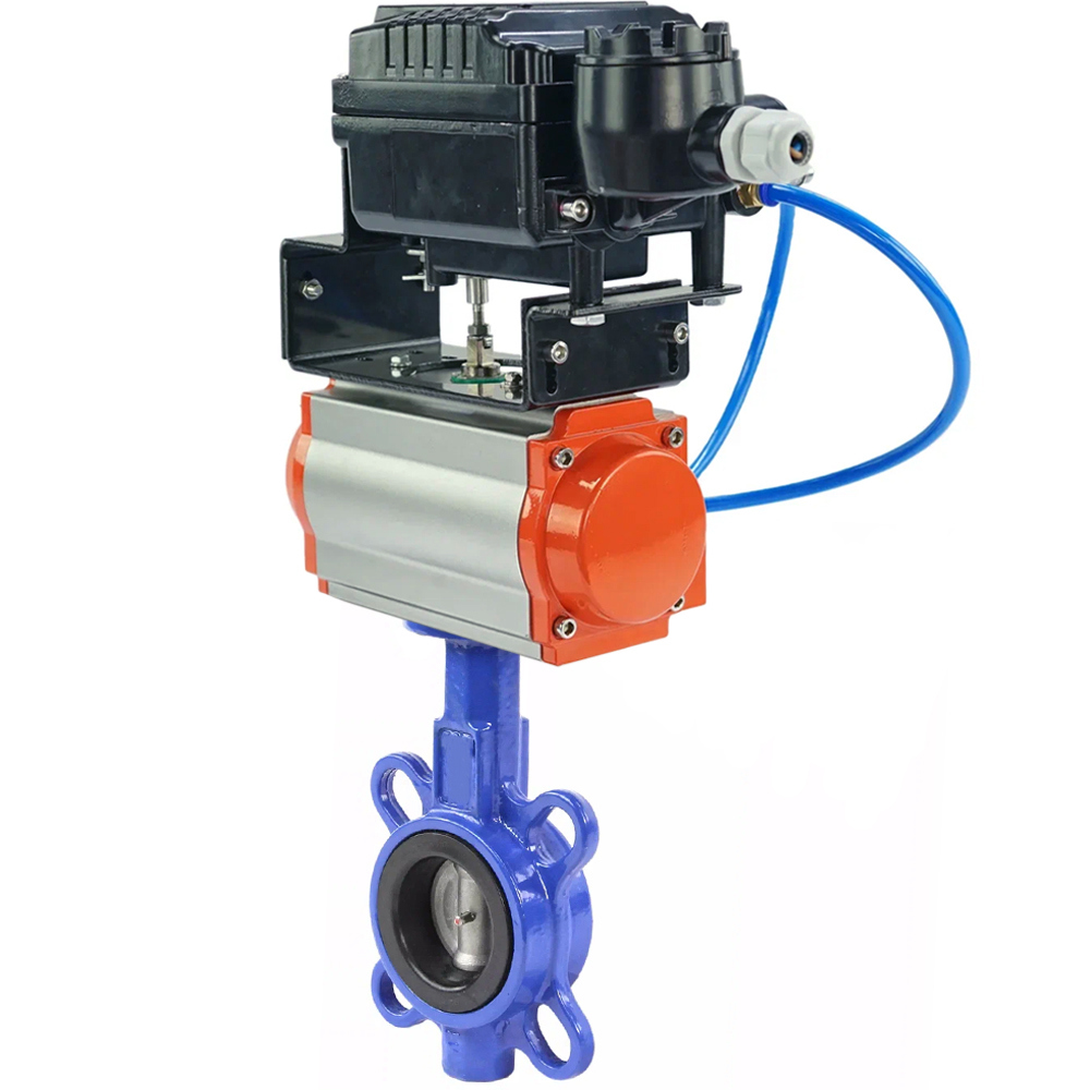 Изображение товара Затвор Dn.ru D050-09184 Ду125 Ру16 фланцевый углеродистая сталь