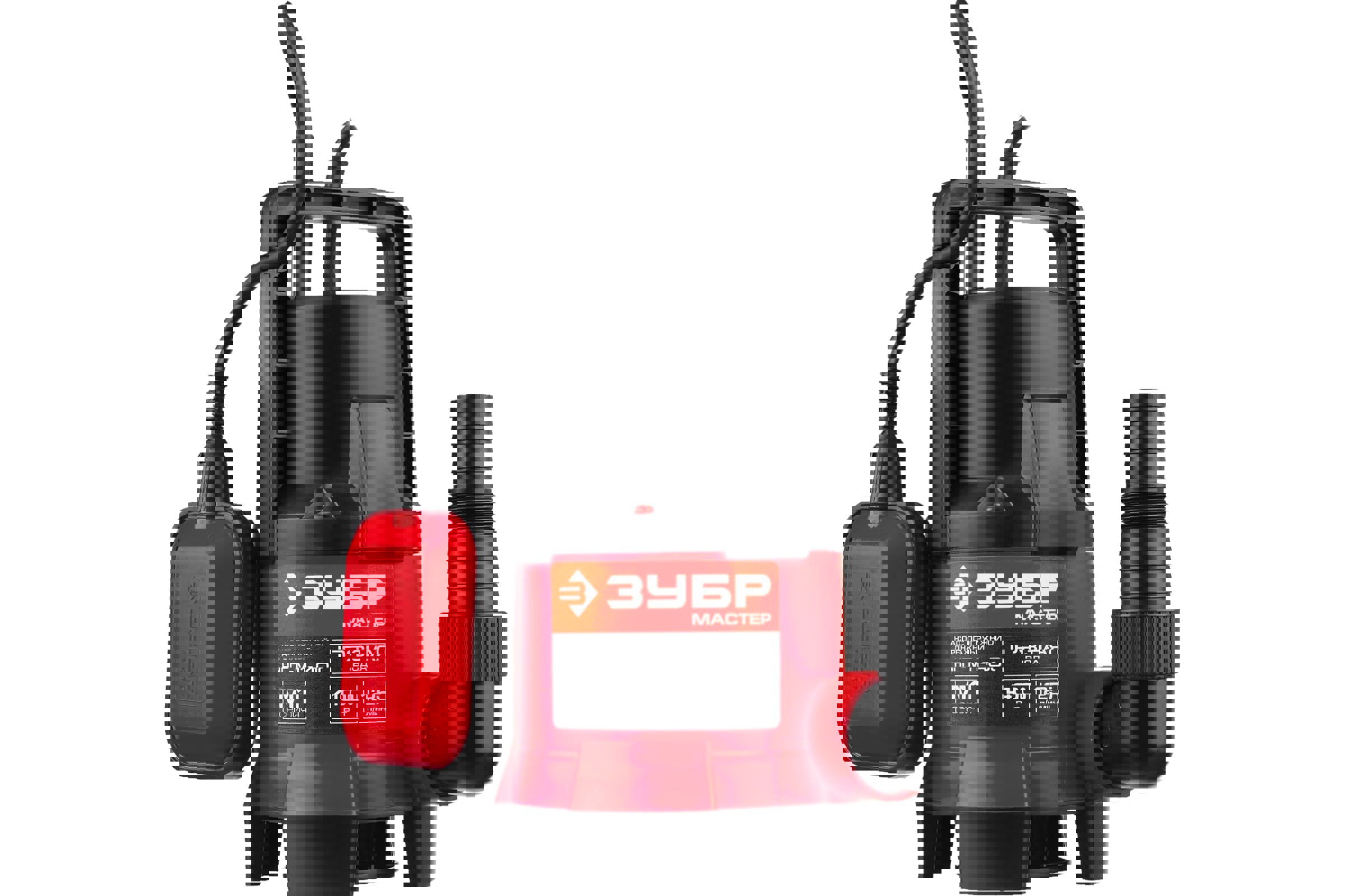 Изображение товара Насос погружной дренажный для грязной воды Зубр НПГ М1 400