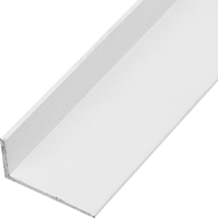 Изображение товара Профиль L-образный алюминий окрашенный 40x20x2x2700 мм белый Изображение товара Профиль L-образный алюминий окрашенный 40x20x2x2700 мм белый