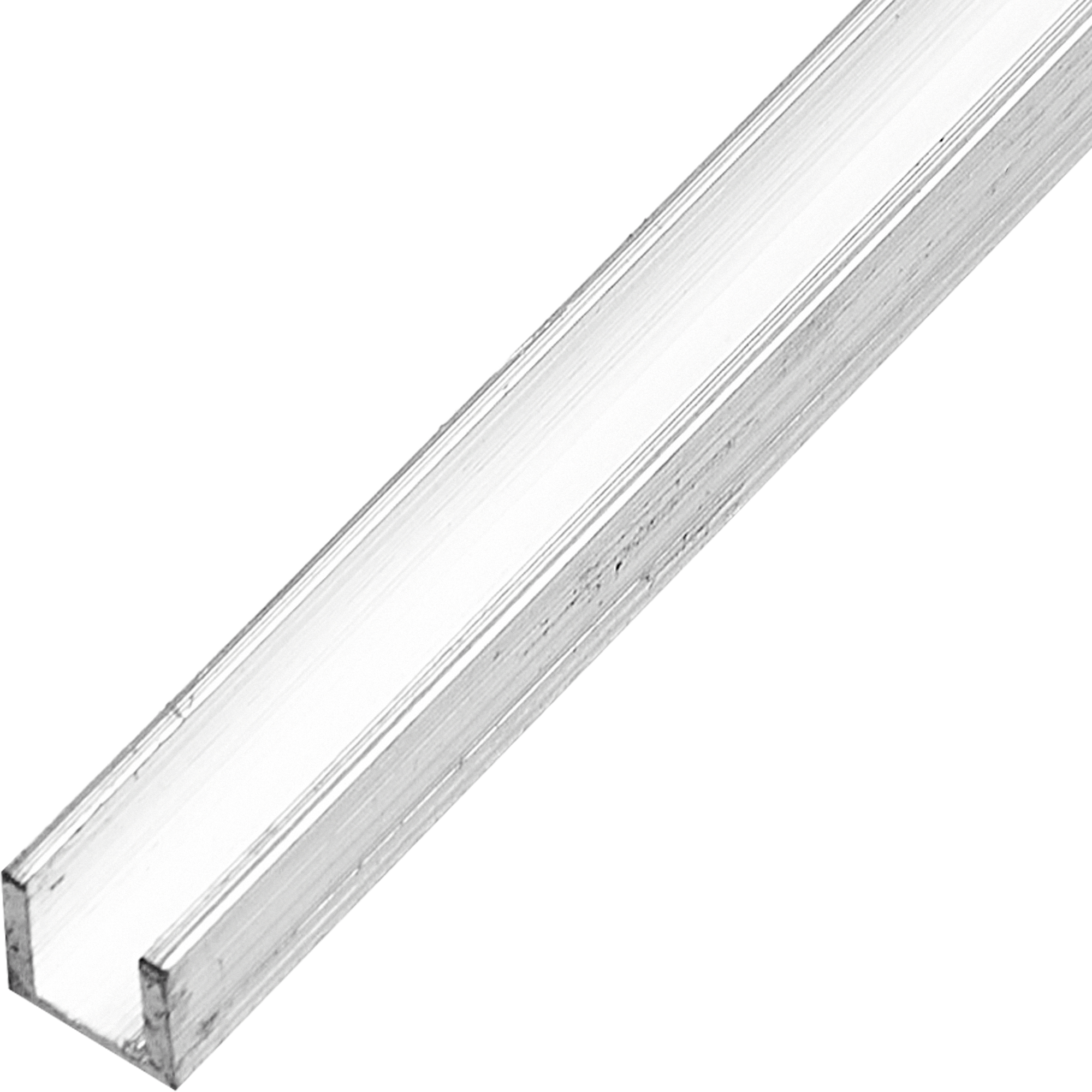 Изображение товара Профиль П-образный алюминий 6x6x1x2000 мм серый