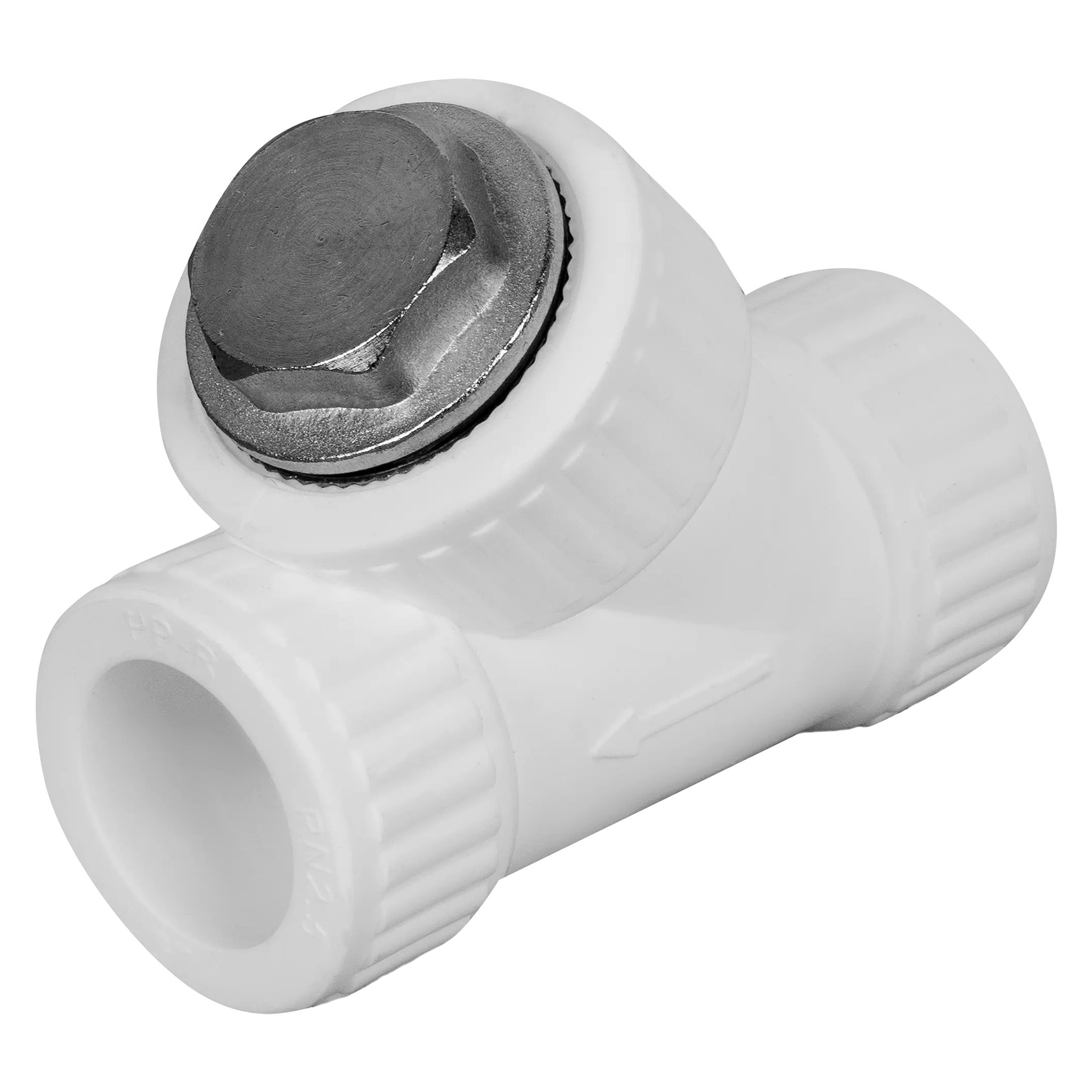 Изображение товара Фильтр косой Ростерм 25 мм В/В из полипропилена для водоснабжения