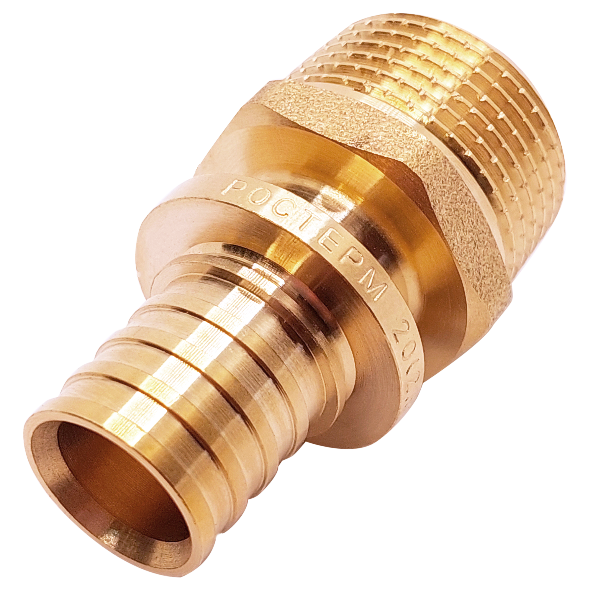 Изображение товара Переходник РОСТЕРМ 3/4"х20 мм НР латунь для систем водоснабжения, отопления