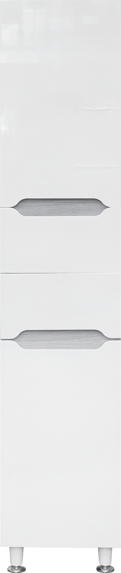 Изображение товара Пенал для ванной комнаты Рондо 195x40 см бежевый шкаф-пенал