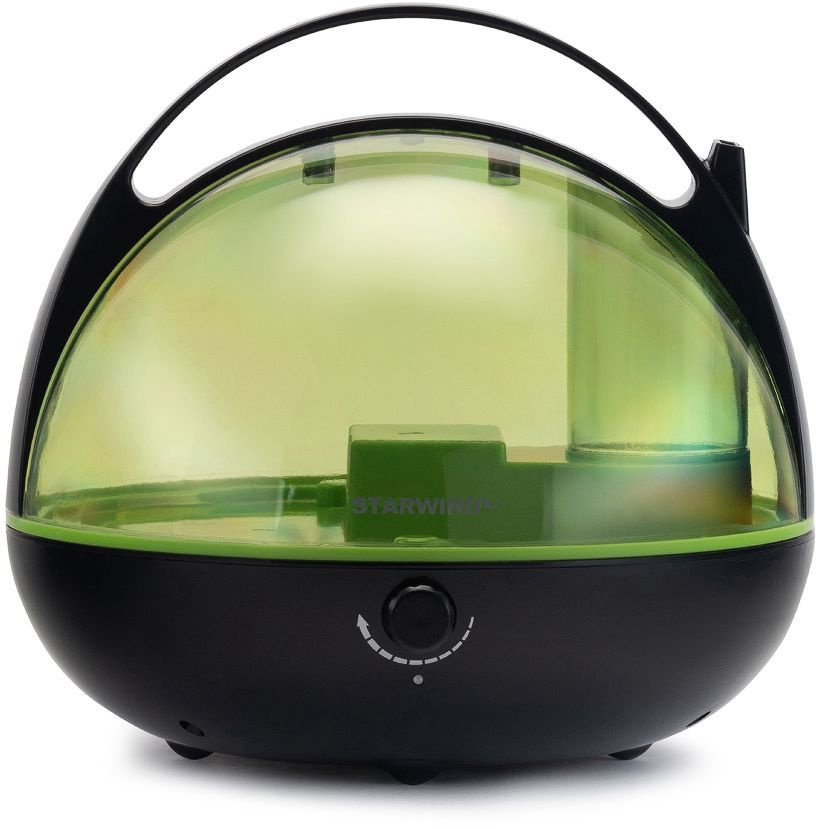 Изображение товара Ультразвуковой увлажнитель воздуха Starwind SHC3415 черный/зеленый мощностью 25Вт