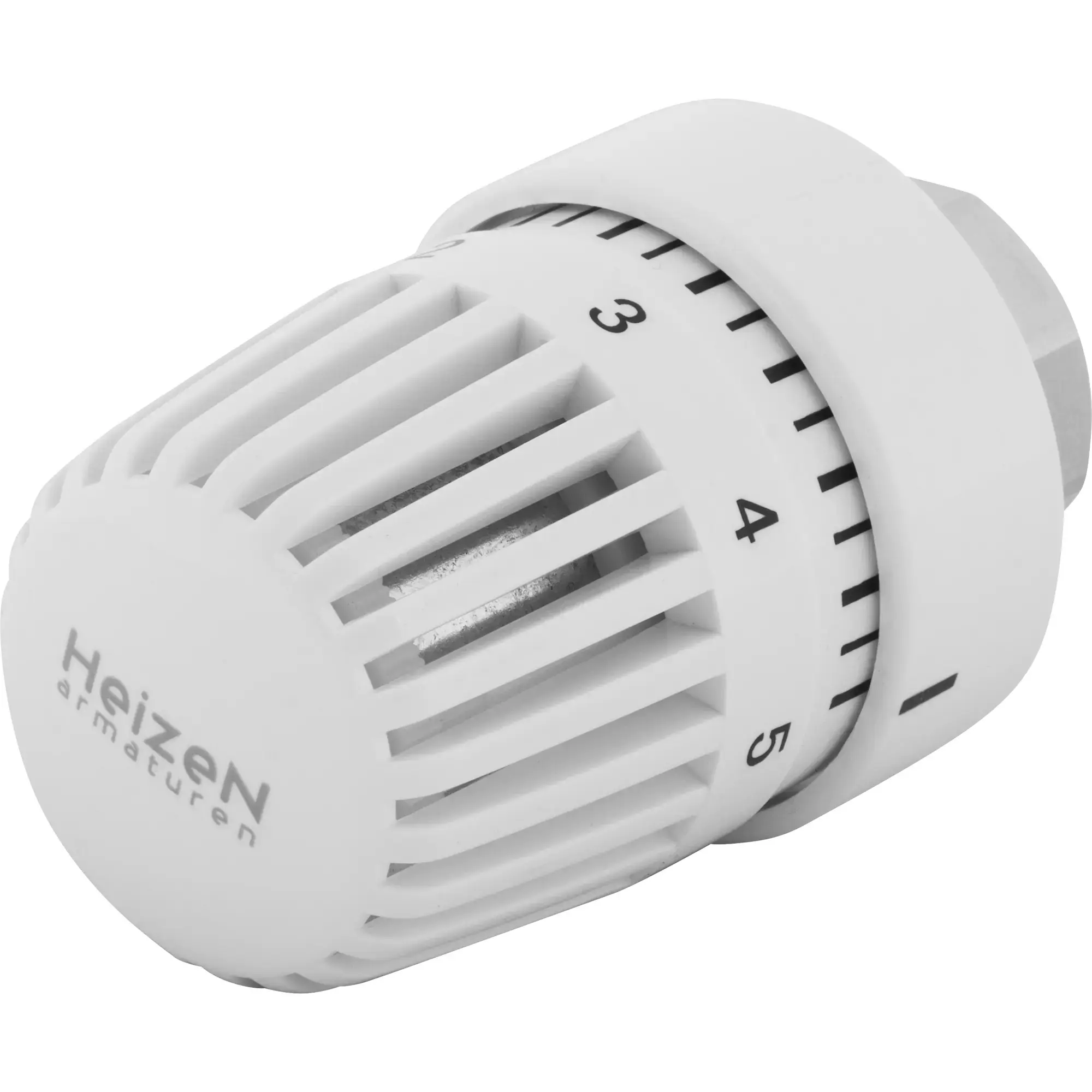 Термостатическая головка жидкостная Heizen TW-1 M30x1.5 белая - 3