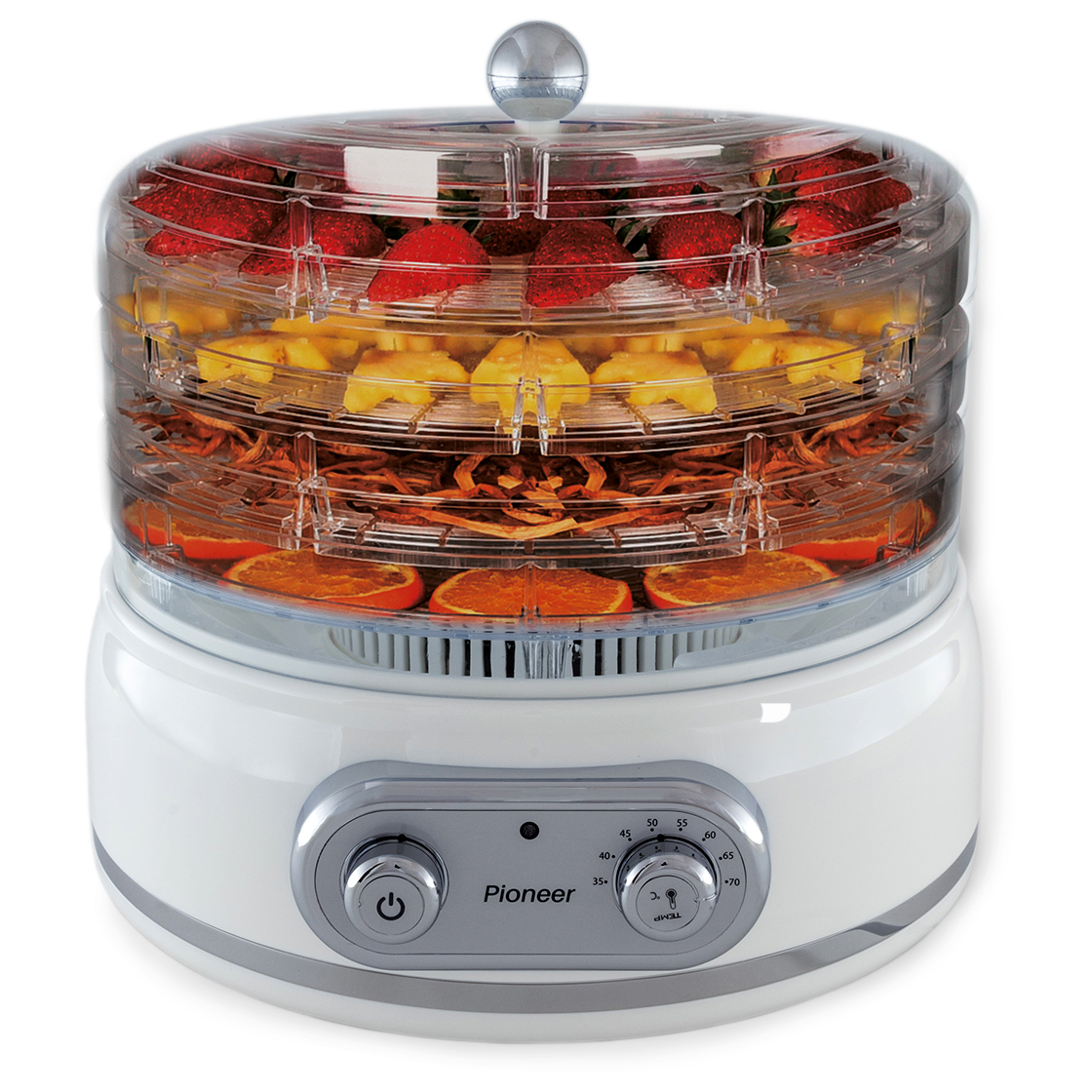 Изображение товара Сушилка для овощей и фруктов Pioneer FD806D 5 ярусов 400 Вт