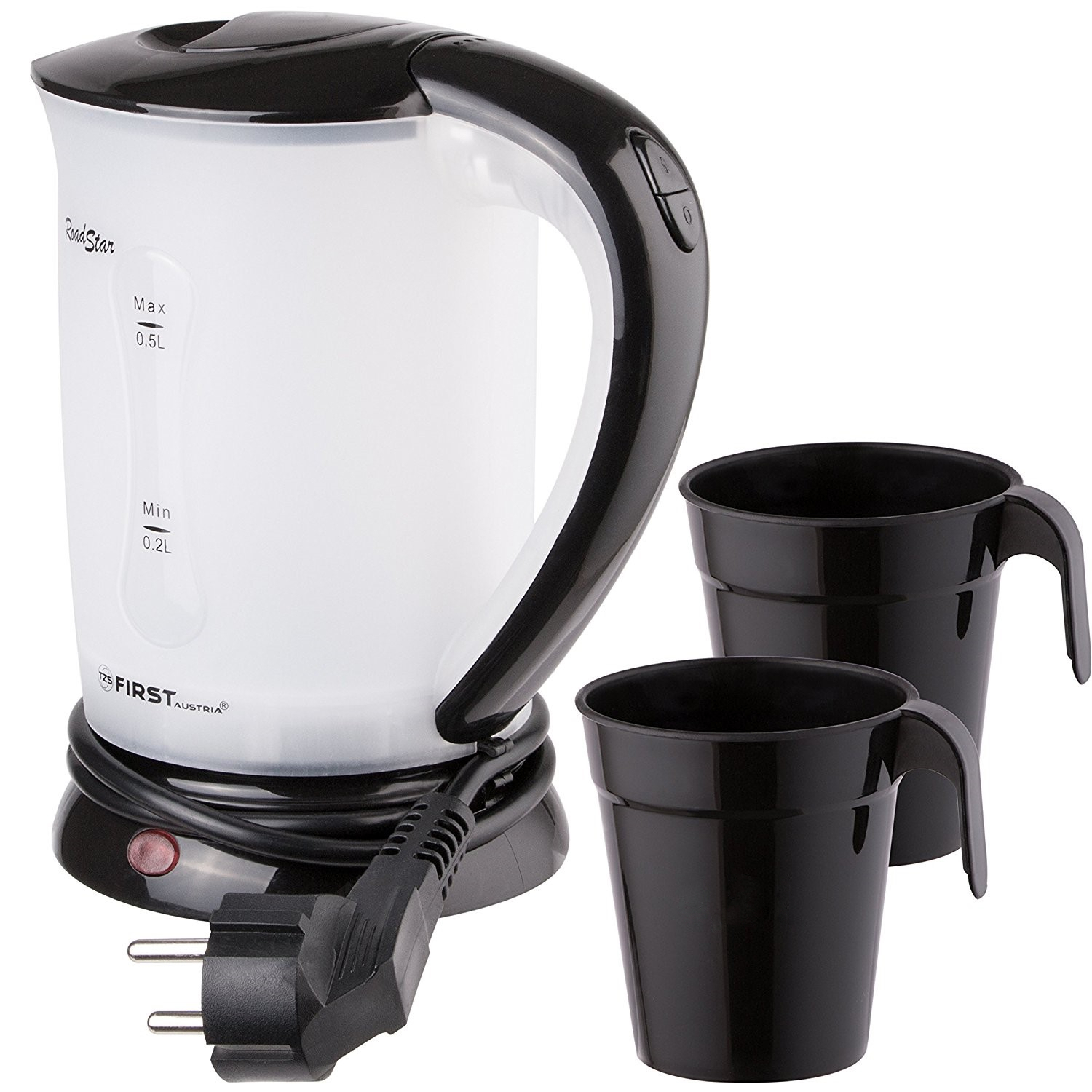 Изображение товара Электрический чайник FIRST FA-5425-2-BA 0.5л корпус пластик Китай 700Вт