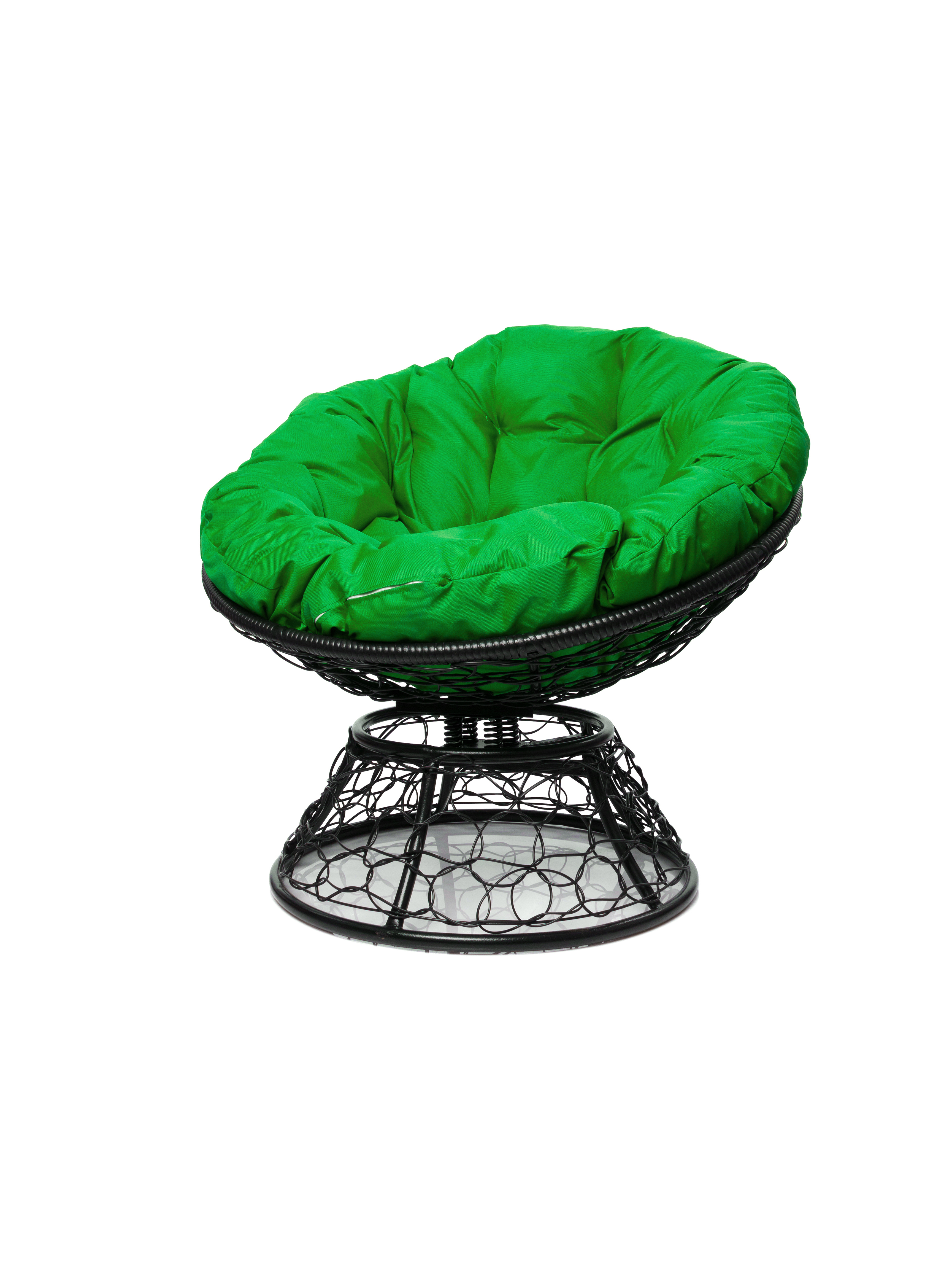 Изображение товара Кресло садовое M-group 12050404 Папасан 98 см x 58 см x 79 см искусственный ротанг черный