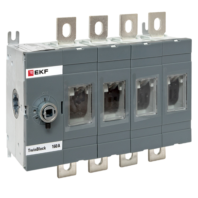 Изображение товара Рубильник EKF TwinBlock 160 А 4P без рукоятки управления