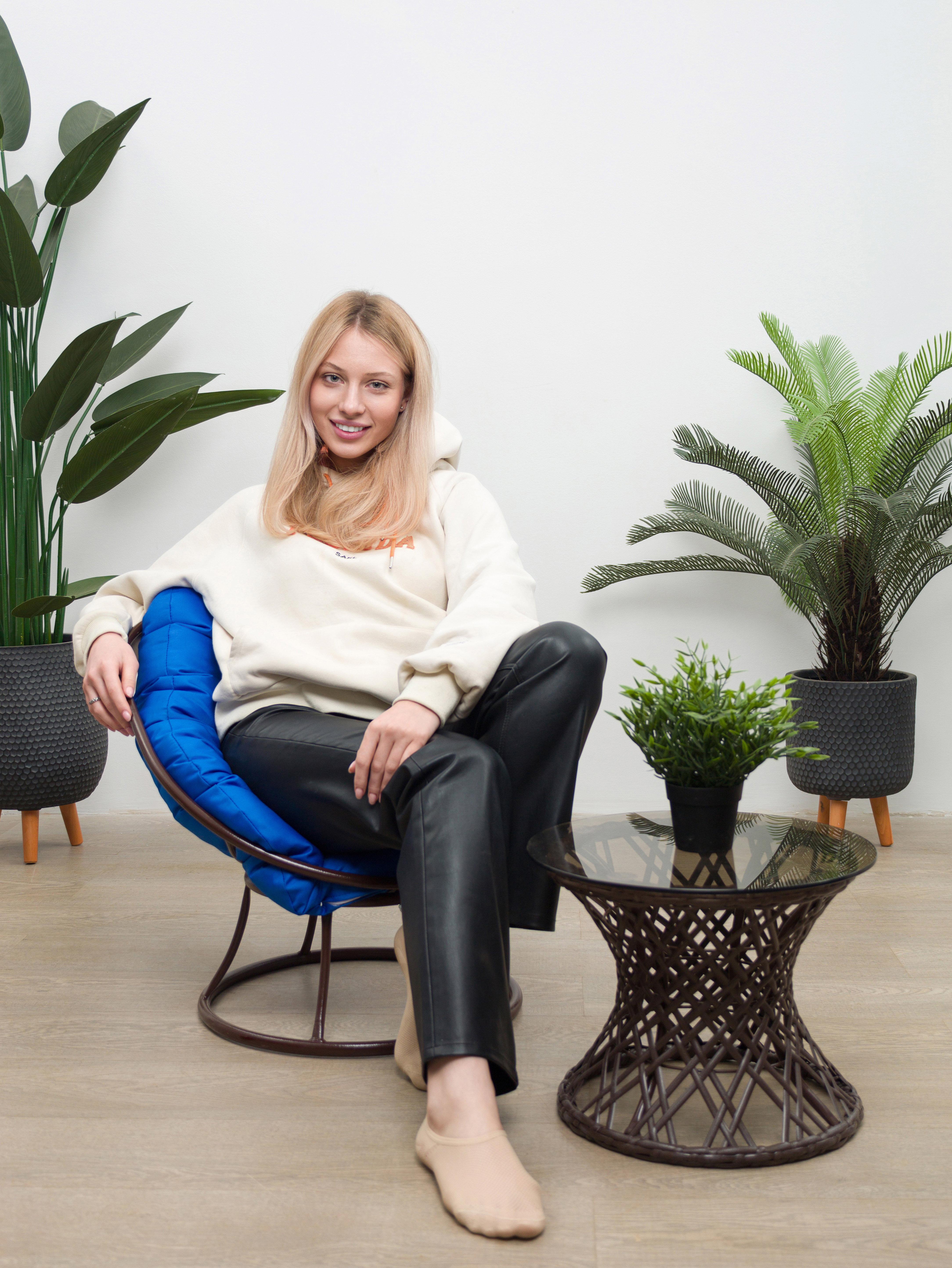 Изображение товара Кресло садовое ПОНЧИК M-GROUP 12310210 коричневое