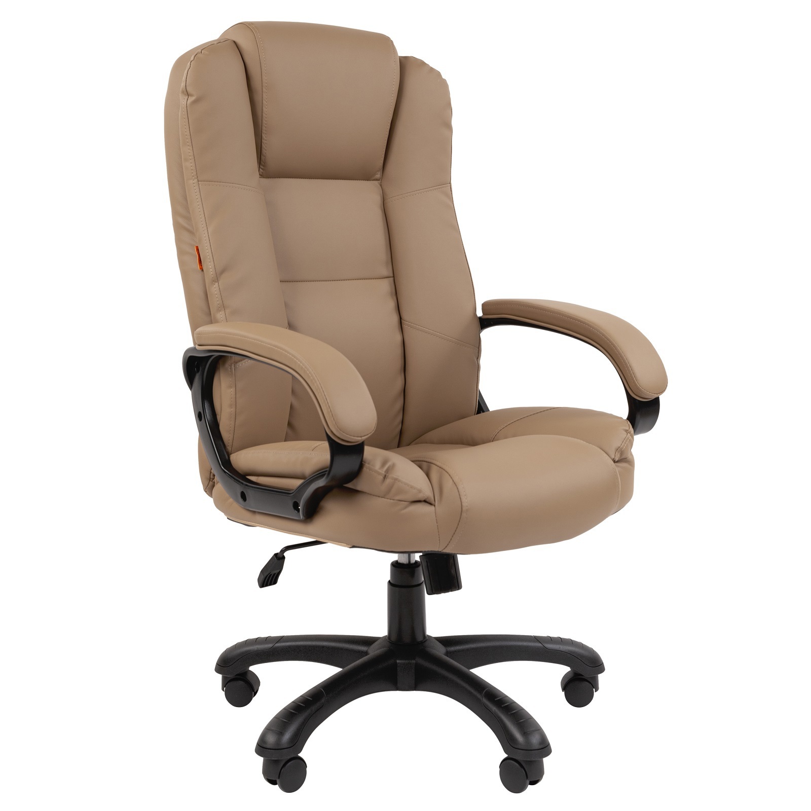 Изображение товара Офисное кресло Chairman 600 из экокожи бежевое эргономичное регулируемое