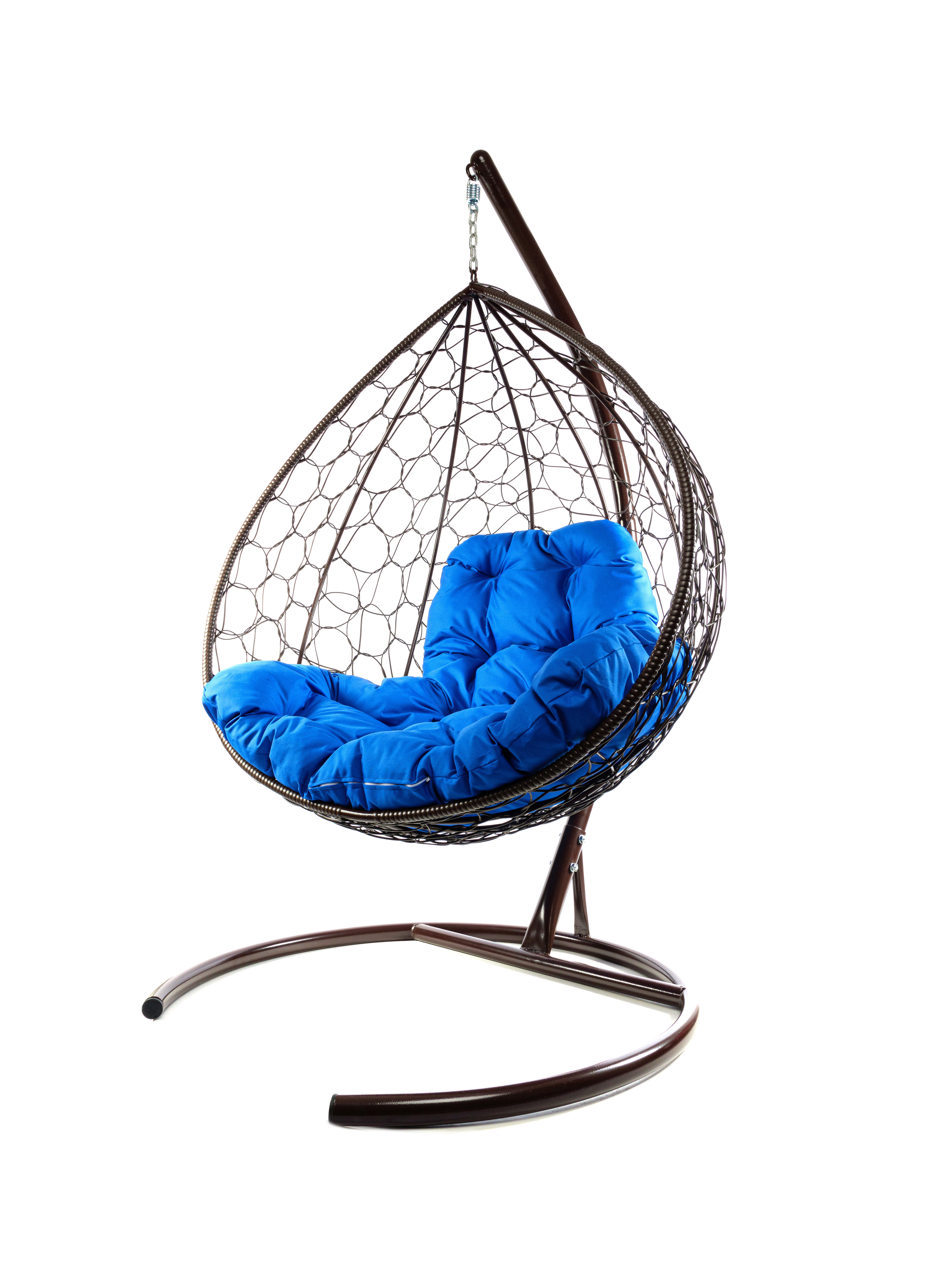 Изображение товара Кресло подвесное M-group XL 11120210 коричневое с подушкой и опорой Россия