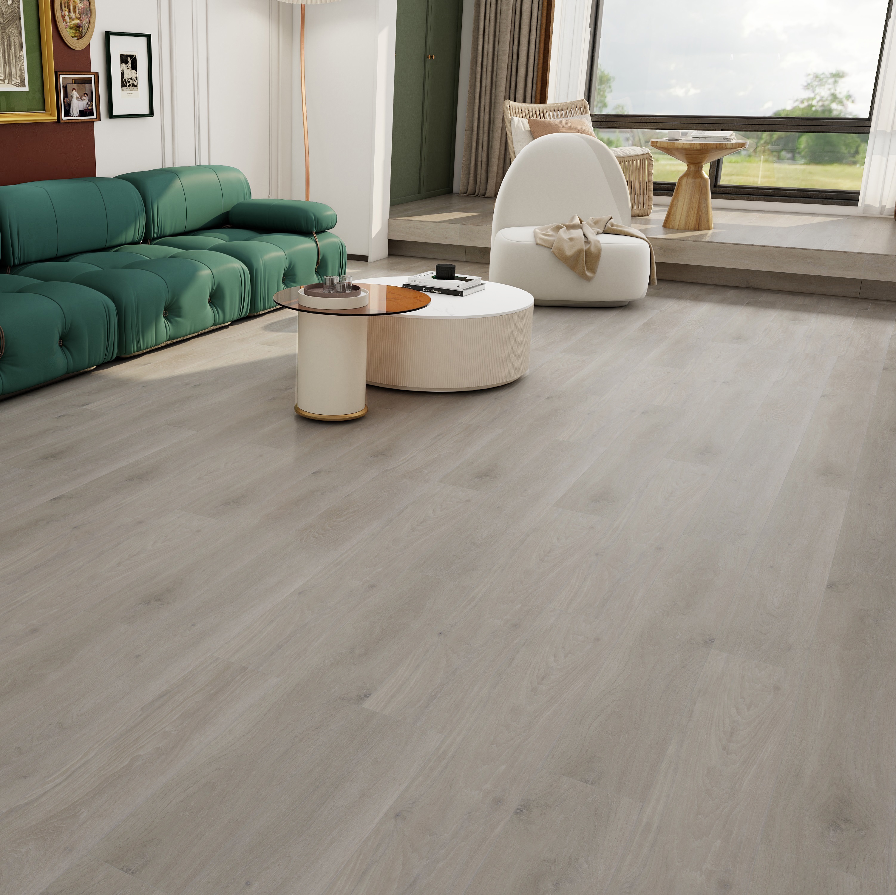 Изображение товара SPC плитка ViFloor Optima Дуб Скандинавия 42 класс толщина 5 мм 2.245 м², цена за упаковку