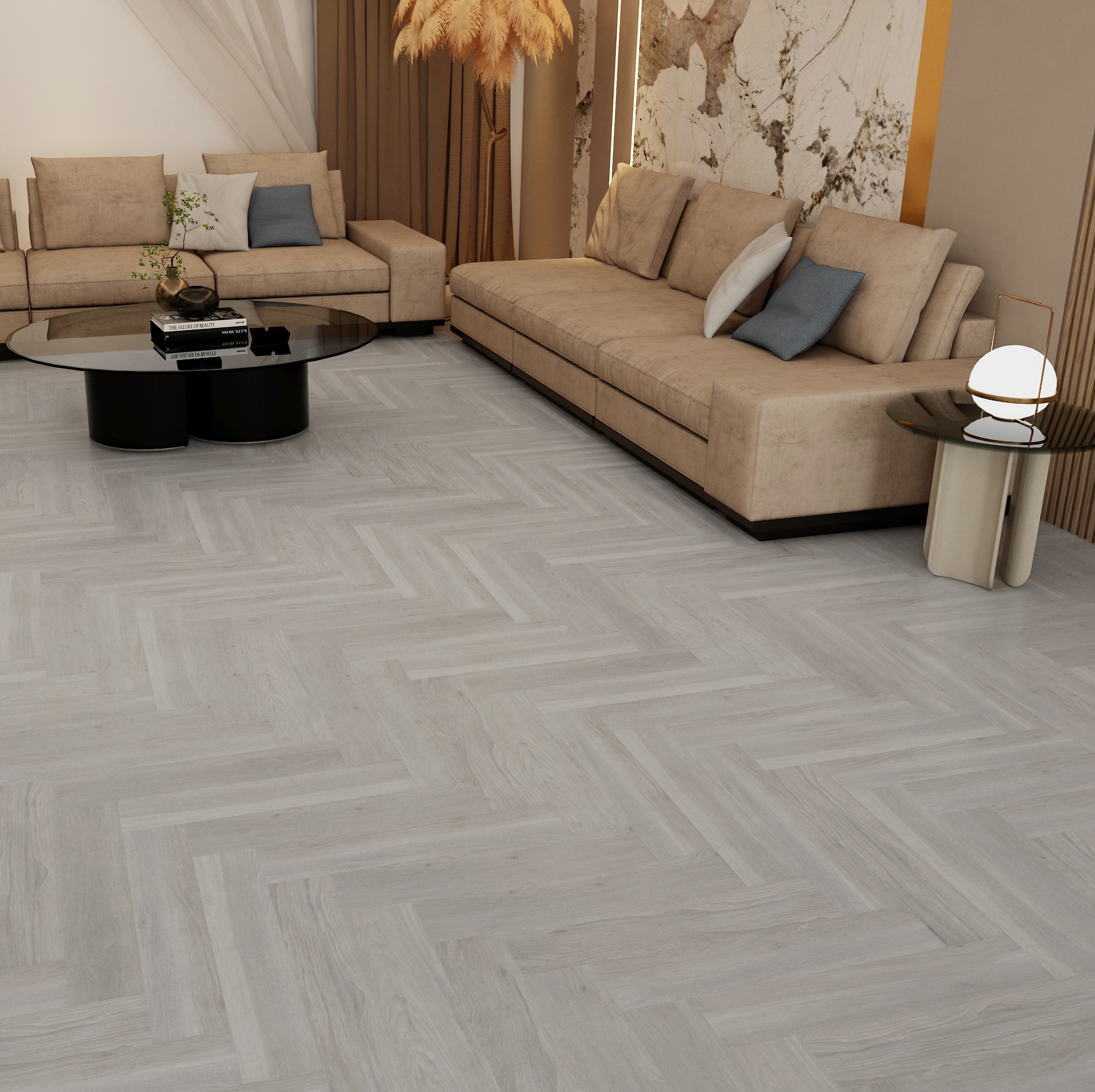 Изображение товара СПК плитка ViFloor Elegant Каркасон 4 мм влагостойкое покрытие для пола