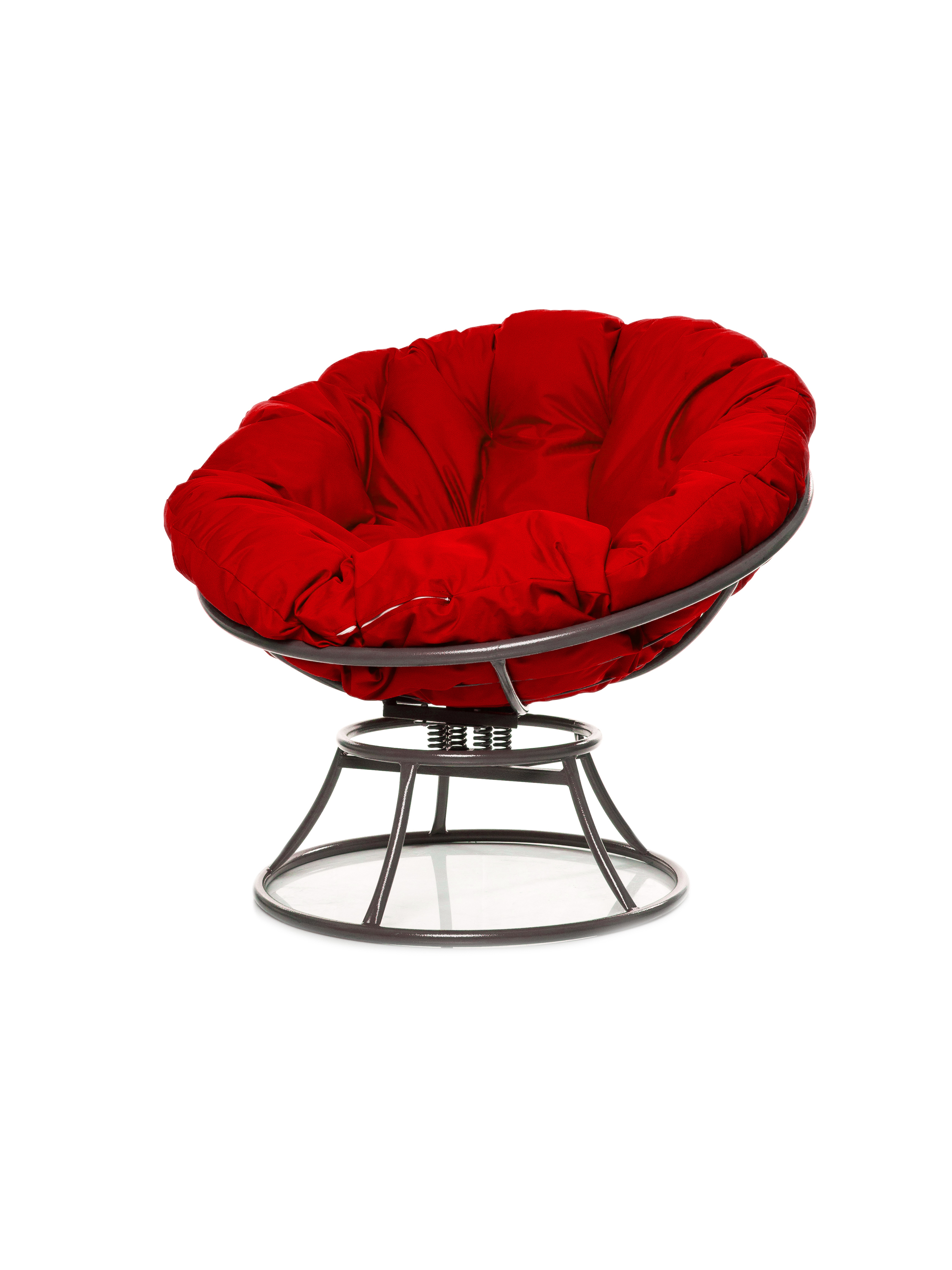 Изображение товара Кресло садовое M-group Папасан пружинка 12040306 серый/серебристый