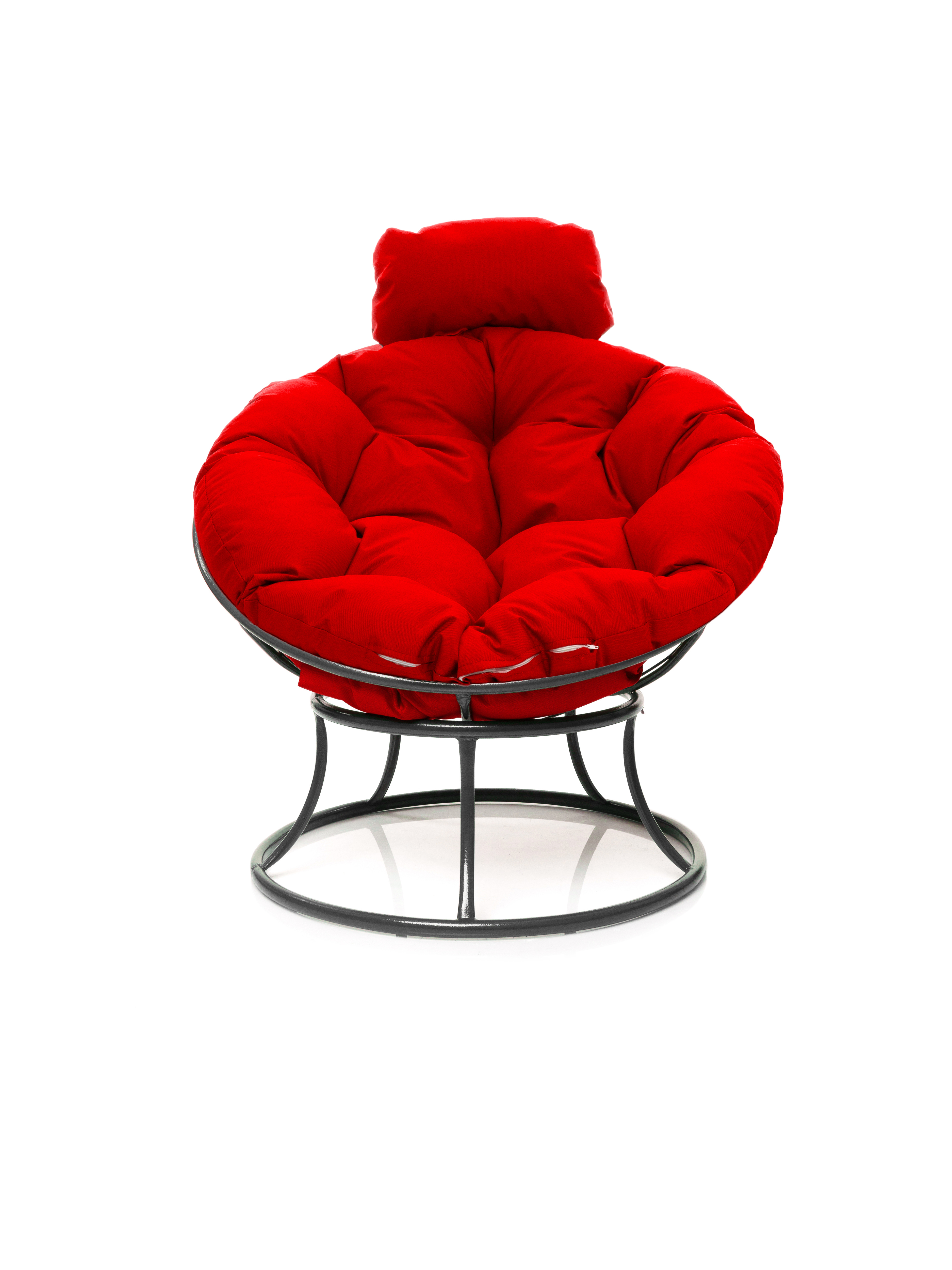 Изображение товара Кресло садовое M-group 12060306 Папасан мини серый/серебристый