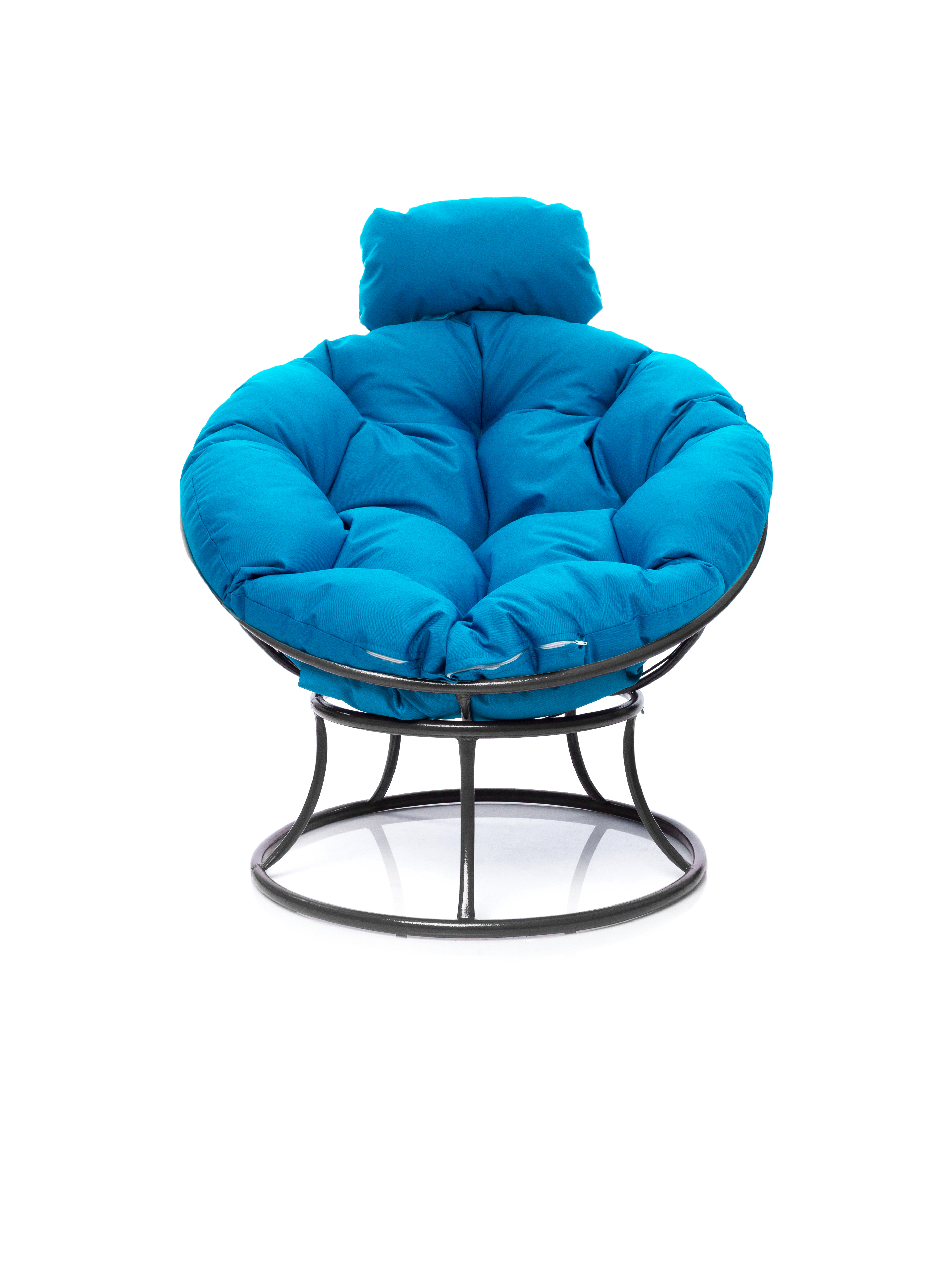 Изображение товара Кресло садовое M-group Папасан мини серое для террасы и сада