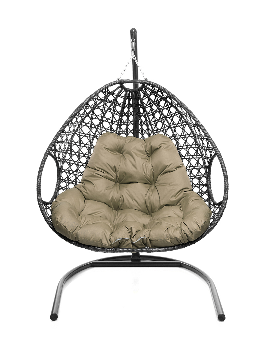 Изображение товара Кресло подвесное M-group 11510301 для двоих в сером цвете