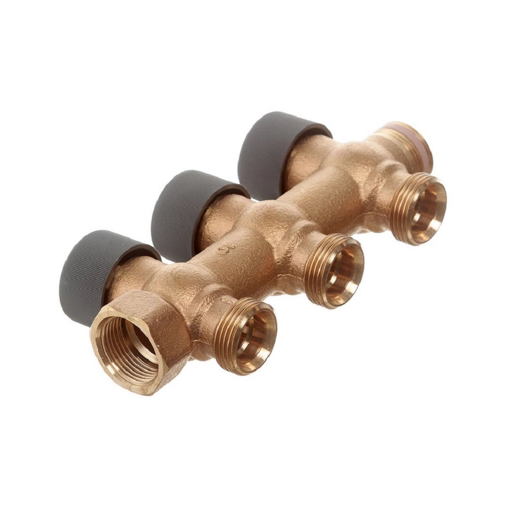 Изображение товара Коллектор Oventrop 4200553 3 выхода бронза для водоснабжения 3/4 дюйма