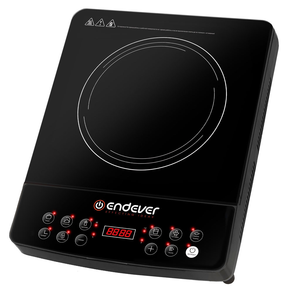 Изображение товара Индукционная настольная плита ENDEVER Skyline IP-57 36 см 1 конфорка черный
