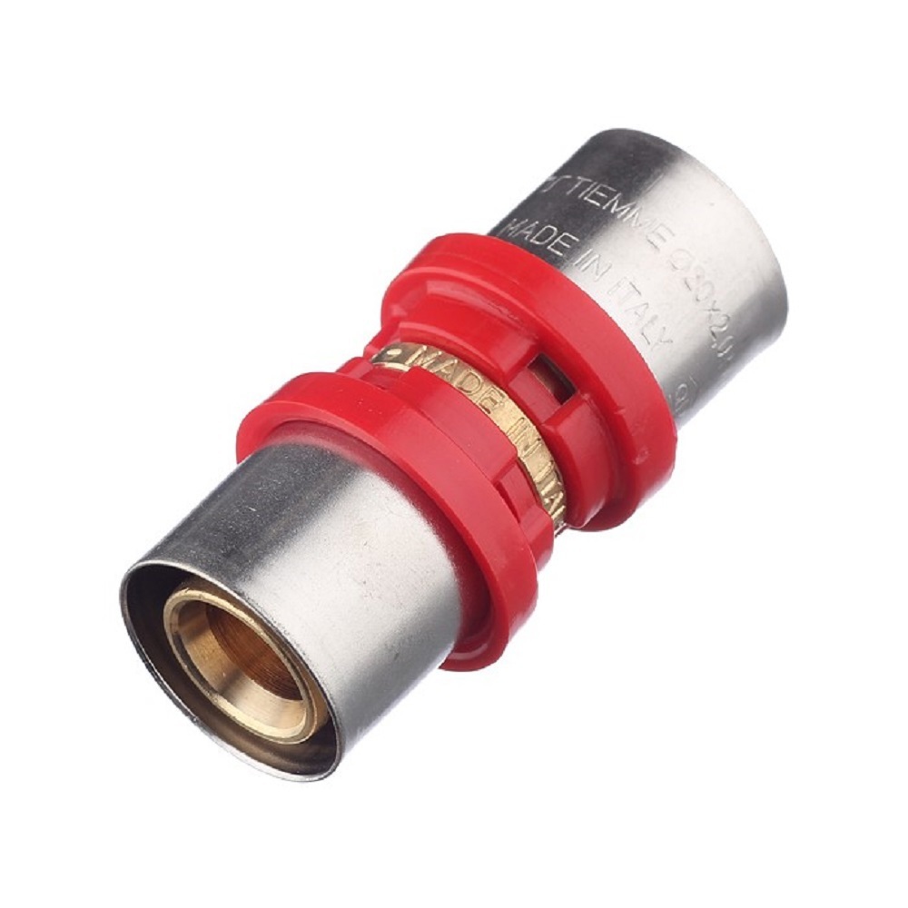 Изображение товара Муфта Tiemme 20x20 мм латунь для прессования