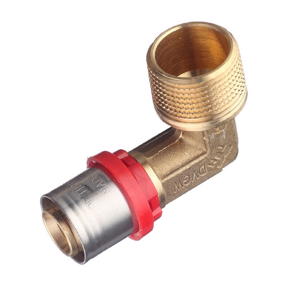 Изображение товара Угол комбинированный 90° Tiemme 3/4"x20 мм НР-ВПр из латуни