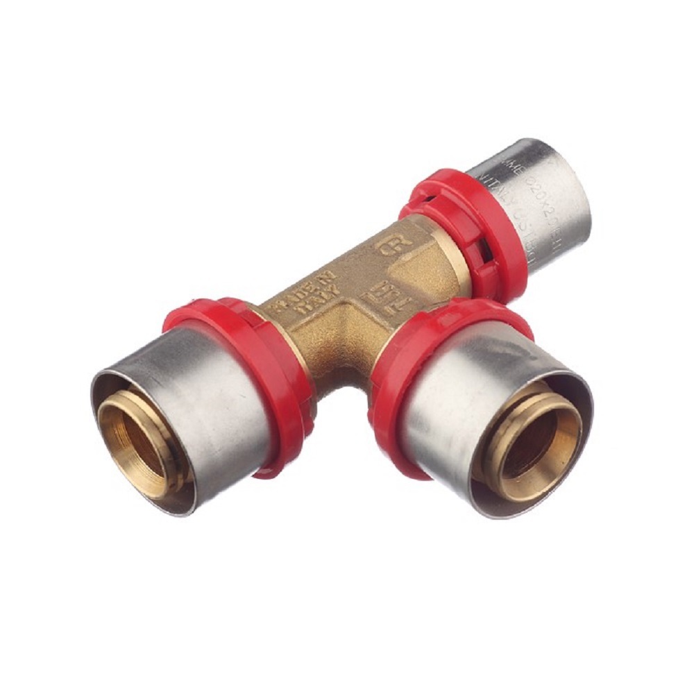 Изображение товара Тройник переходной Tiemme 26x26x20 мм ВПр латунь