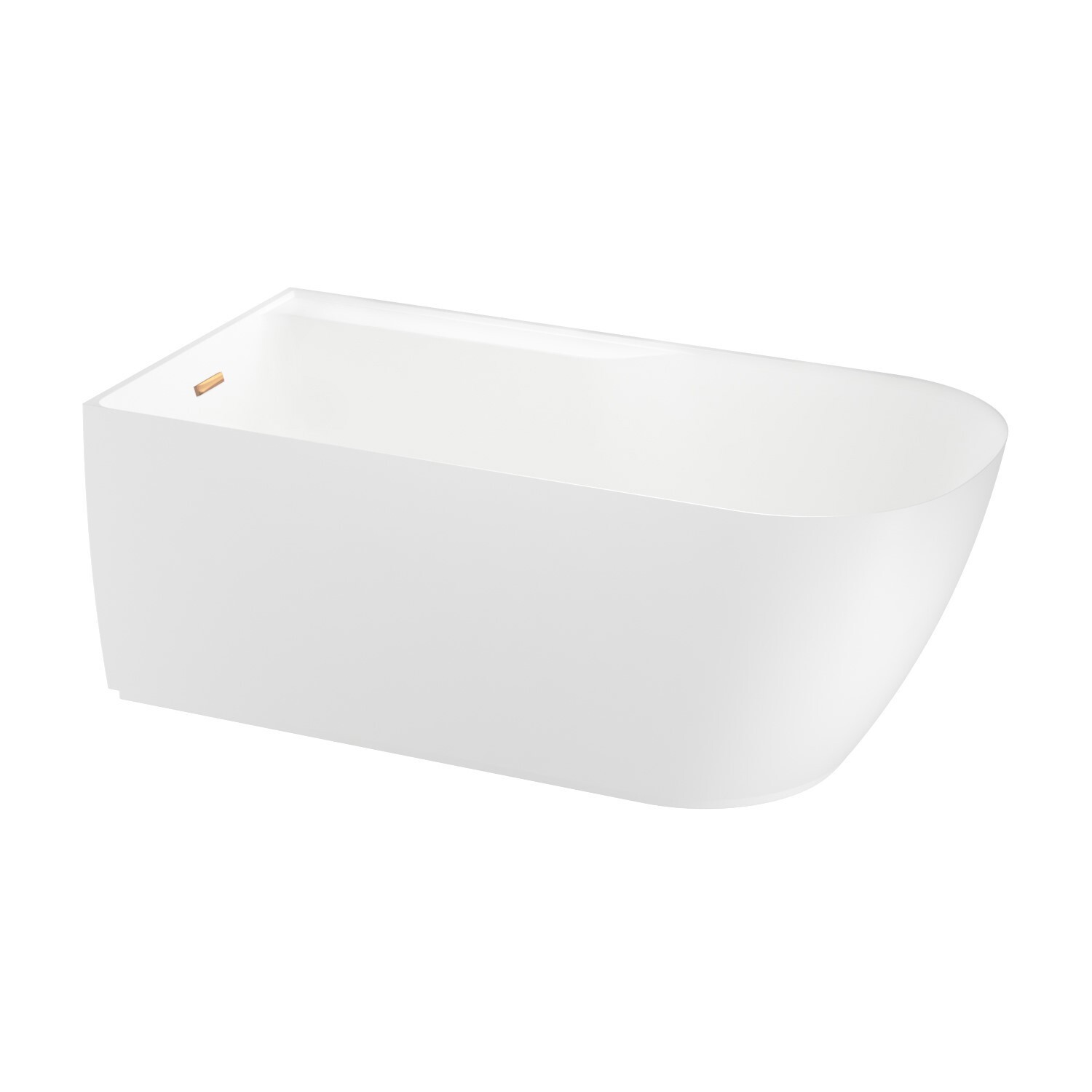 Изображение товара Отдельностоящая ванна Wellsee Camellia 2.0 167x82 см акриловая белая с ножками и сливом