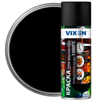 Изображение товара Термостойкая аэрозольная краска VIXEN для мангалов и печей черная