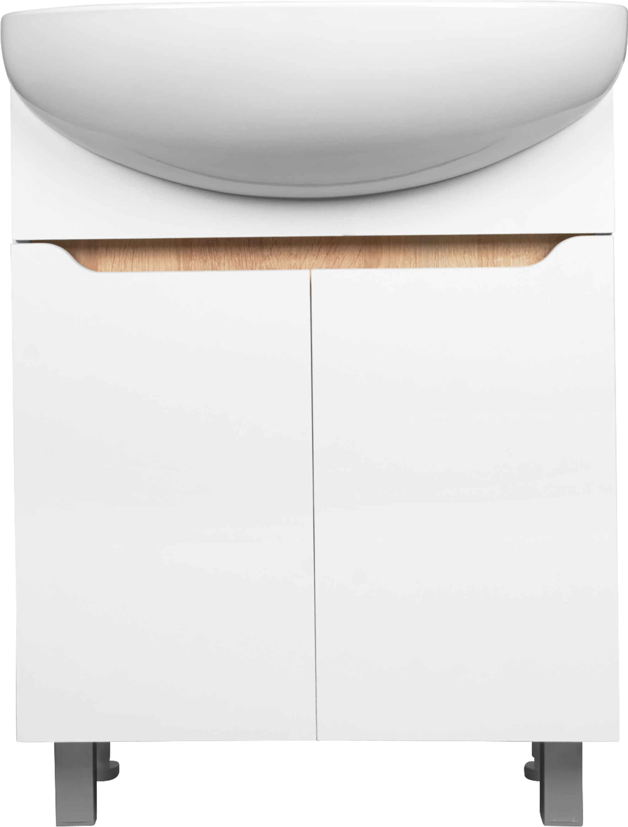 Изображение товара Тумба под раковину "Руан" 60 см цвет белый