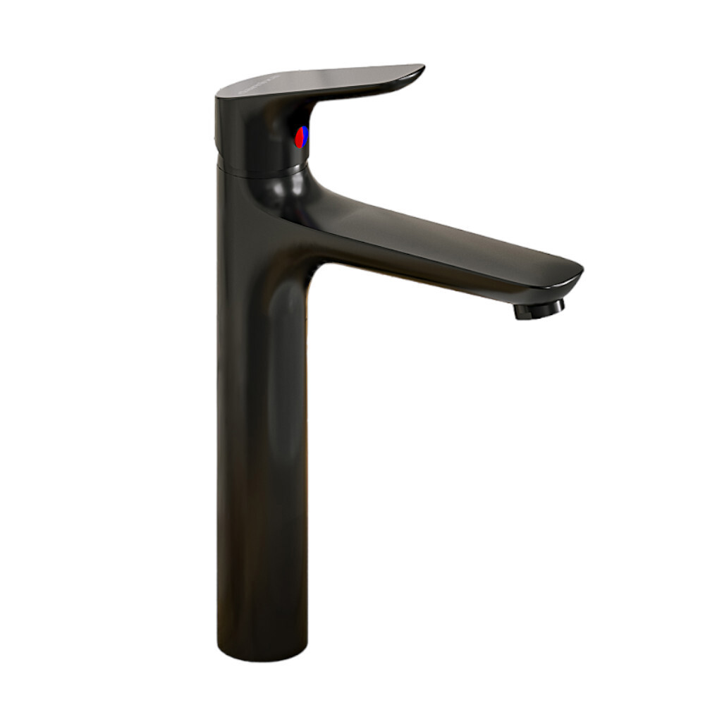 Изображение товара Современный однорычажный смеситель Damixa Venus DX7S70250300 черный матовый