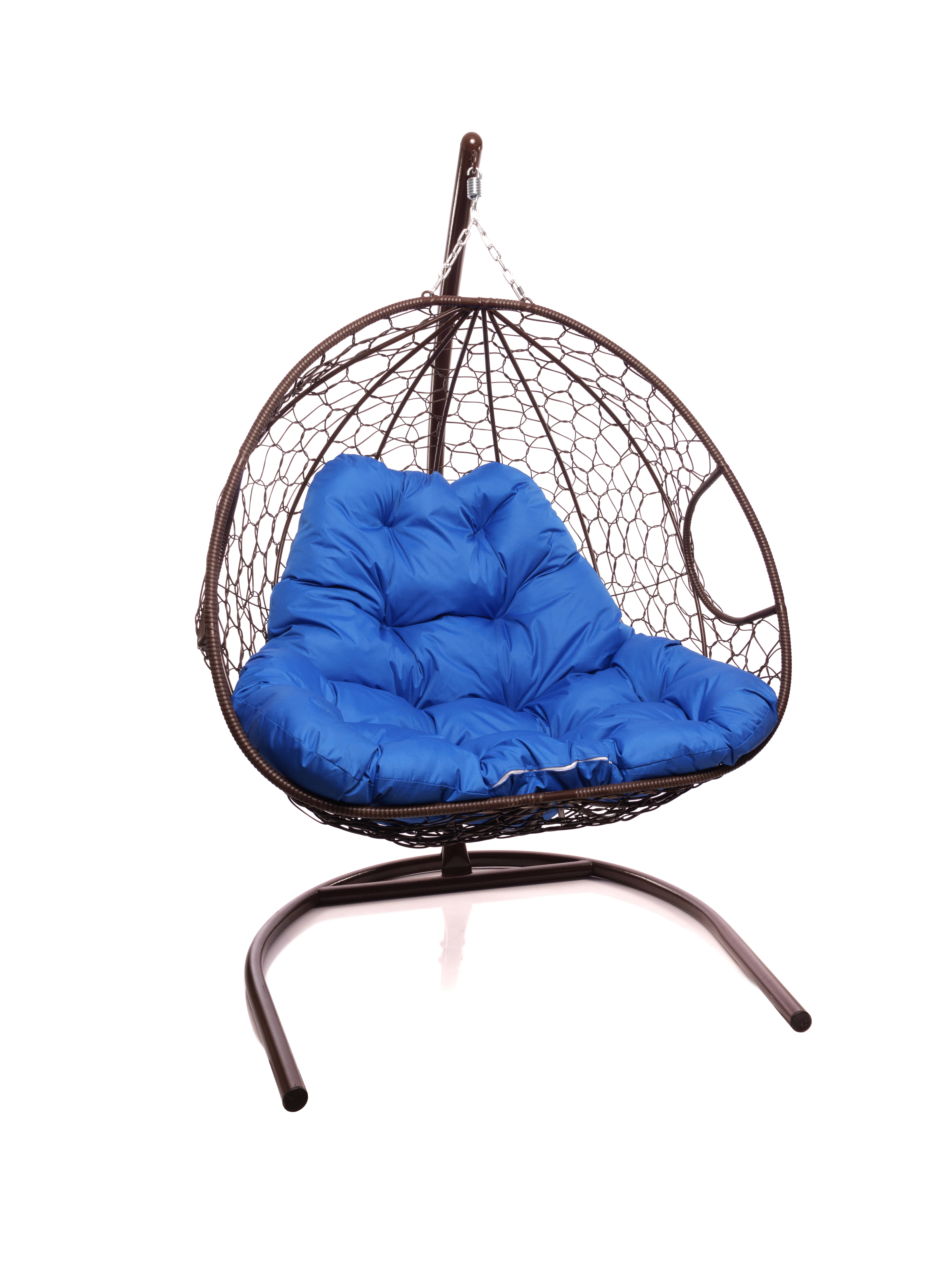 Изображение товара Кресло подвесное для двоих M-group 11450210 коричневое с подушкой