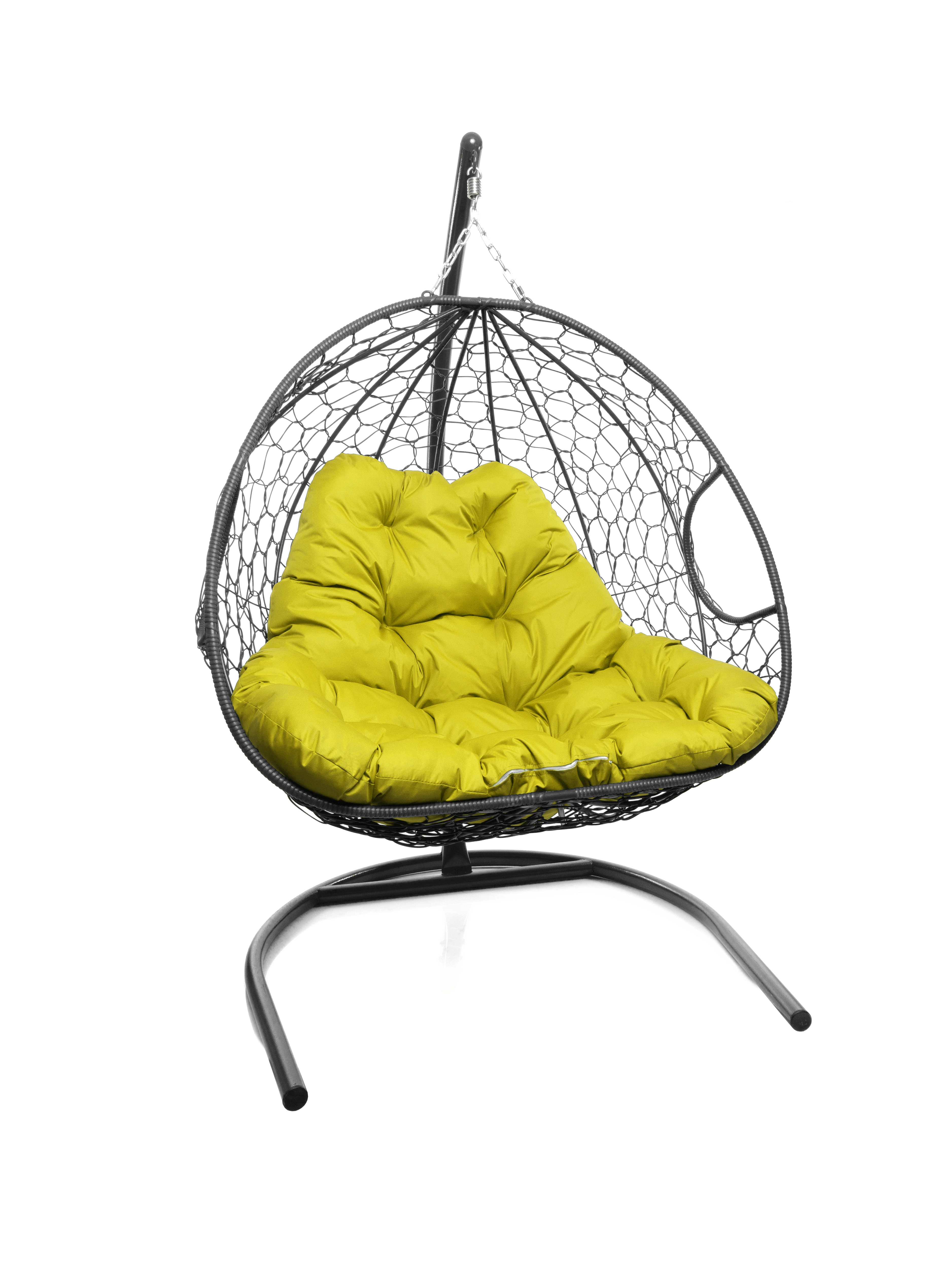 Изображение товара Кресло подвесное M-group 2-х местное до 160 кг серый/серебристый