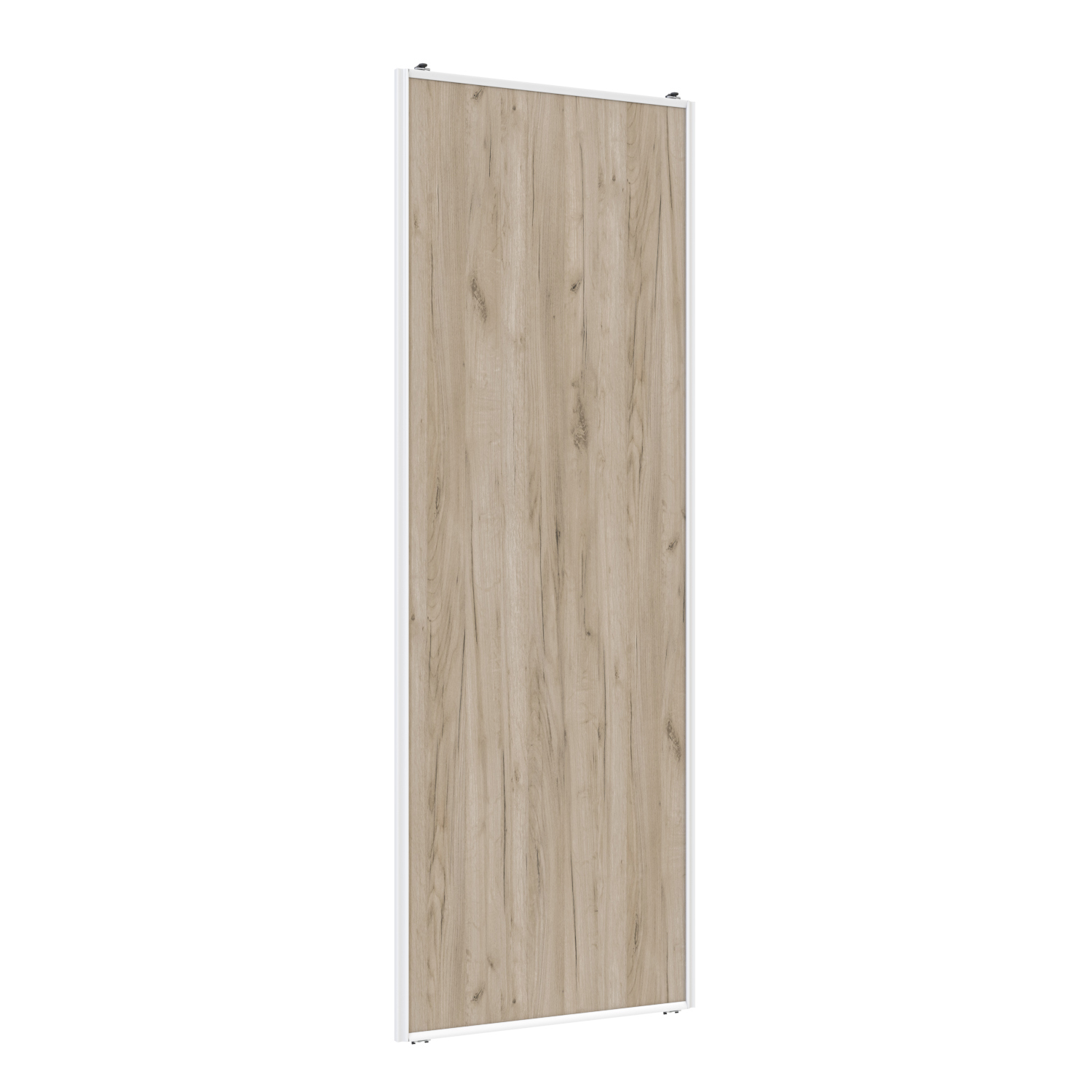 Изображение товара Дверь для шкафа-купе Найди Lite 80.40x225.50x3 см сталь цвет белый глянец/дуб крафт серый