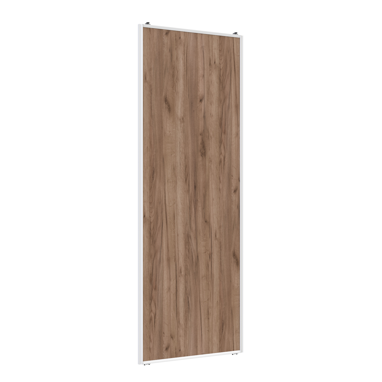 Изображение товара Дверь для шкафа-купе Найди Lite 80.40x225.50x3 см сталь цвет белый/дуб коричневый табак