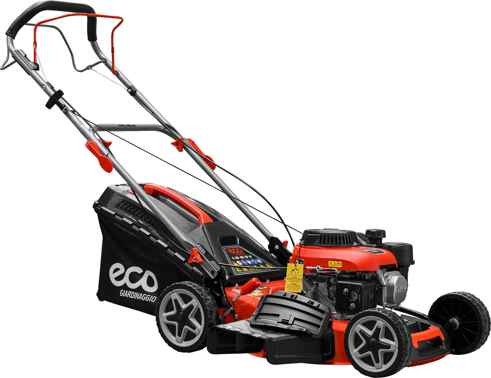 Изображение товара Газонокосилка бензиновая Eco EC3420-1 мощность 4 л.с. ширина 46 см самоходная