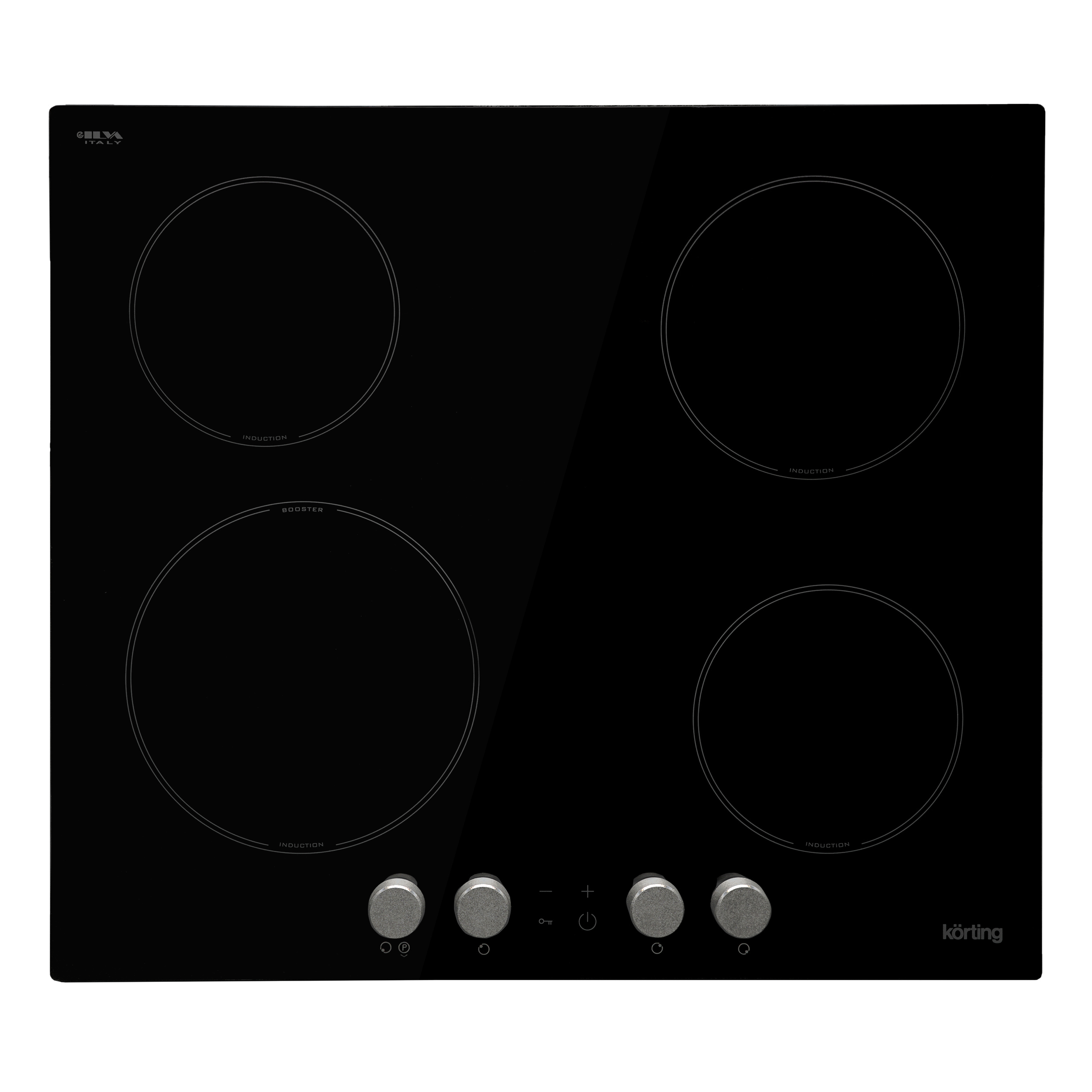 Изображение товара Индукционная варочная панель Korting HI 61071 KB 59 см 4 конфорки цвет черный